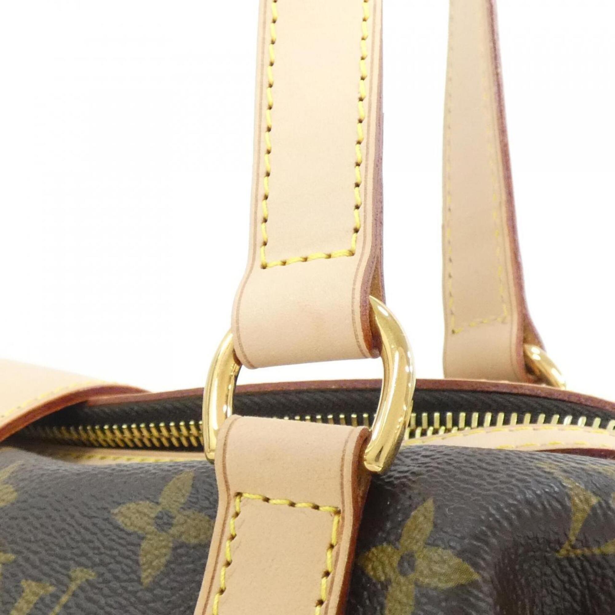 Louis Vuitton Marron Coated Canvas Shoulder Bag (Pre-Owned)