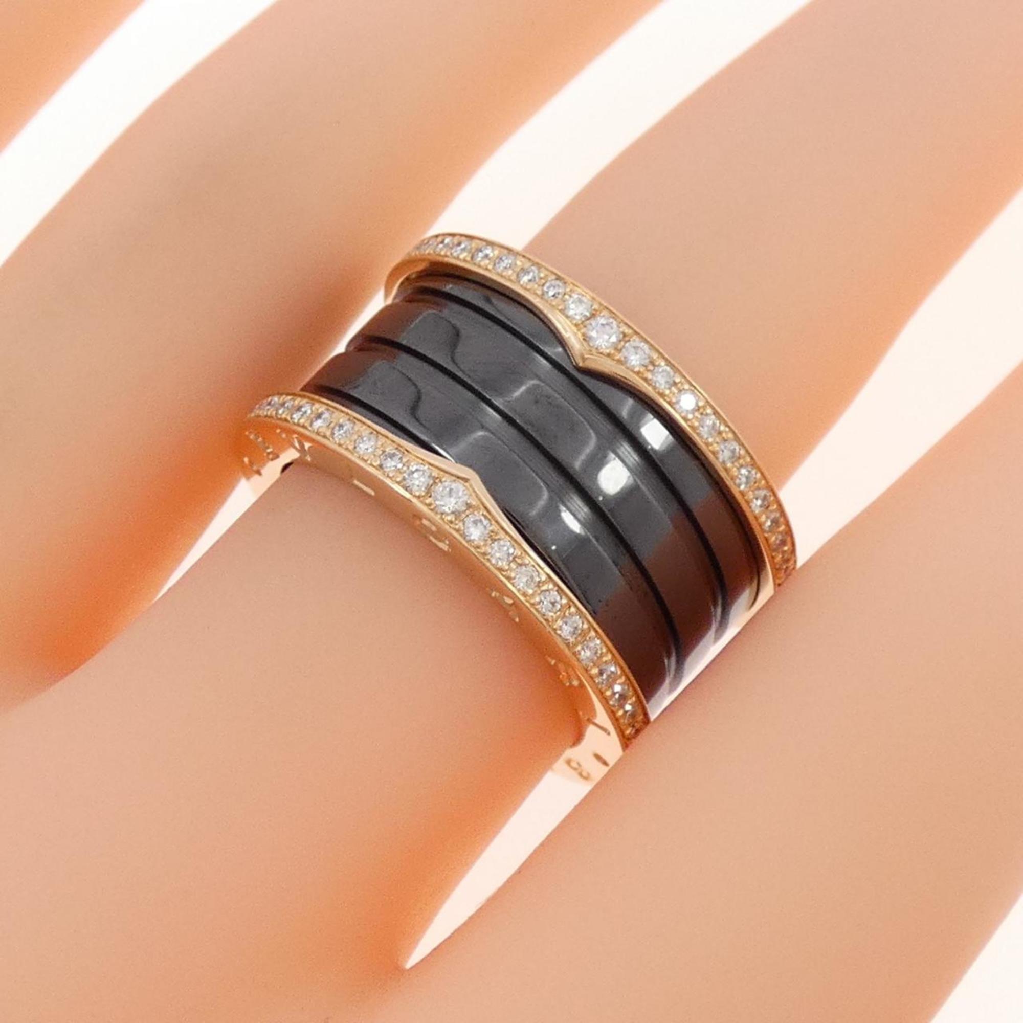 Bvlgari Pink Gold (18K) Ceramic Band Ring (Pre-Owned)