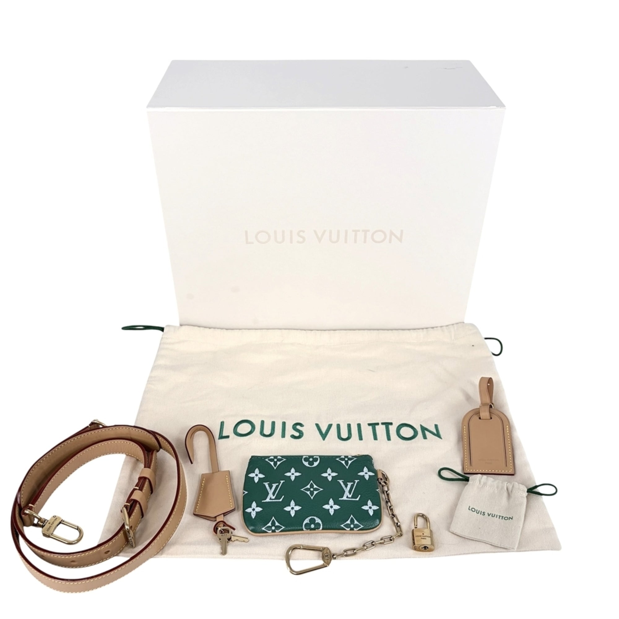 Louis Vuitton Monogram Vert Monogram Handbag Shoulder Bag (Pre-Owned)