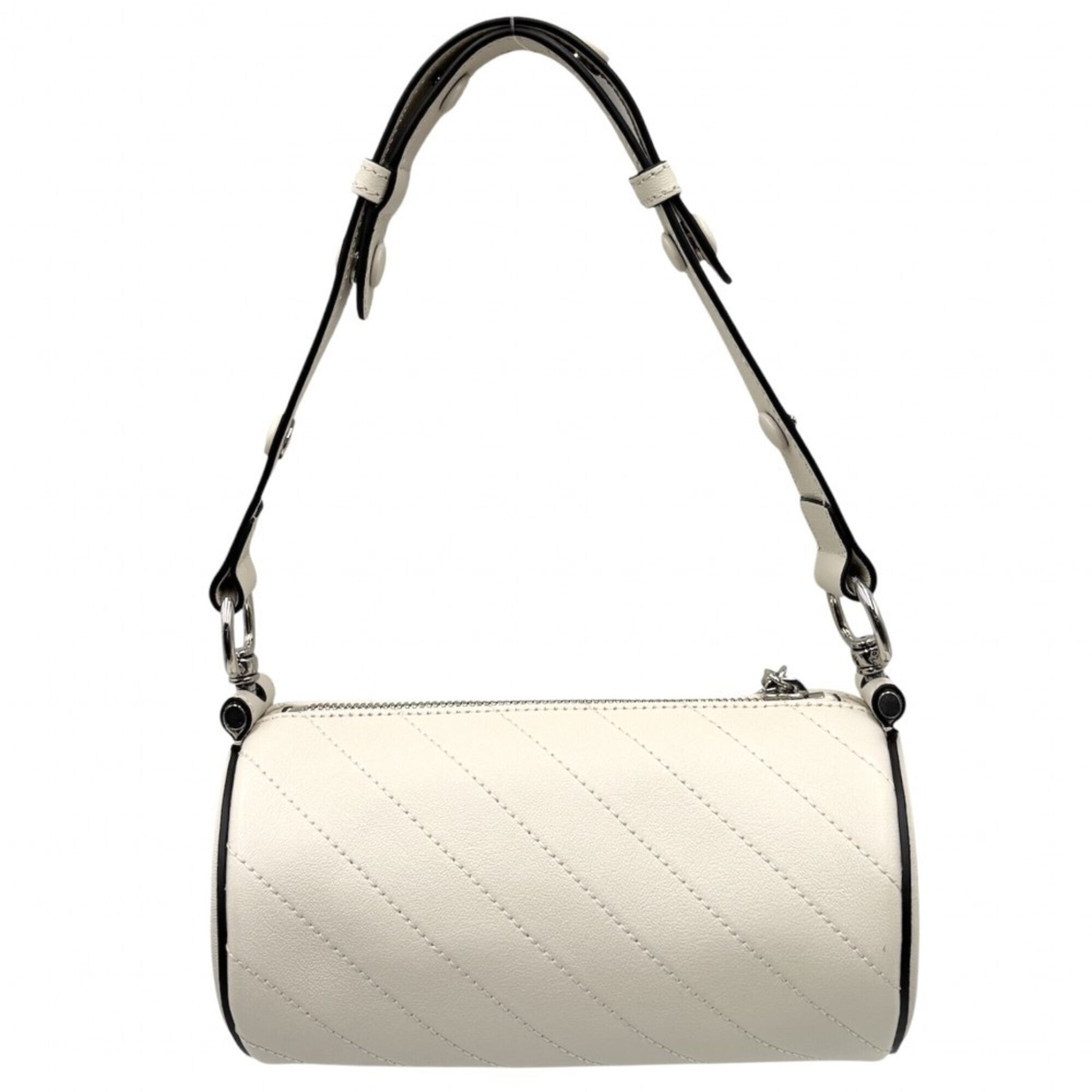 Gucci White Leather Handbag Shoulder Bag (Pre-Owned)