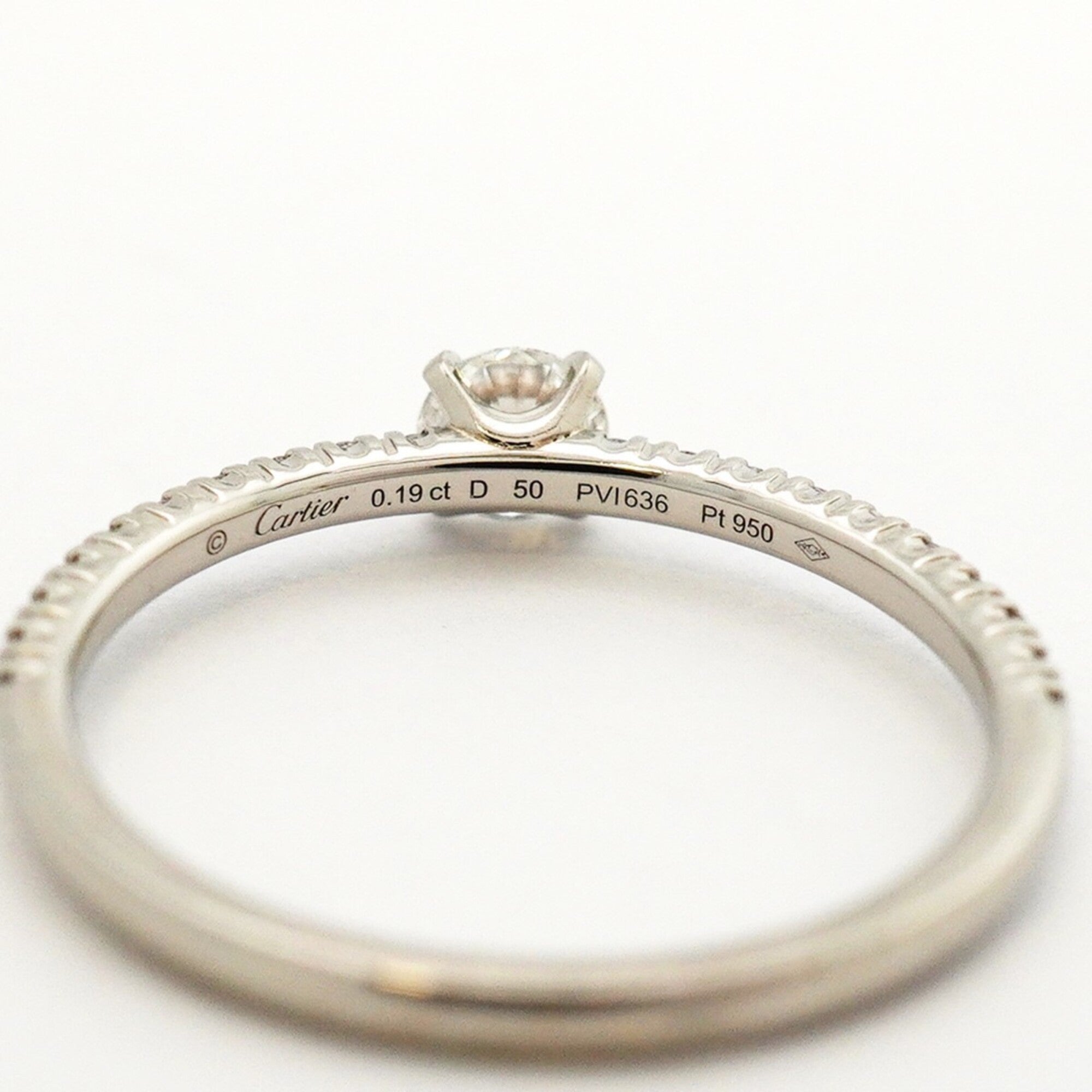 Cartier Platinum 950 Band Ring (Pre-Owned)
