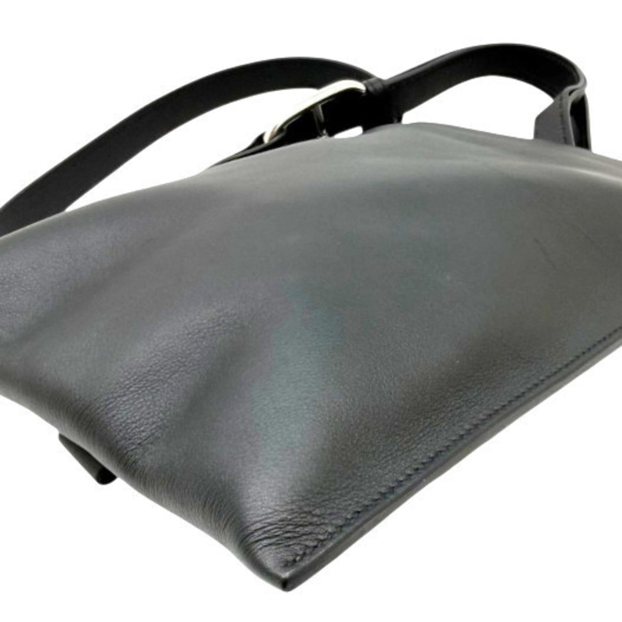 Hermes Black Swift Leather Sling Bag (Pre-Owned)