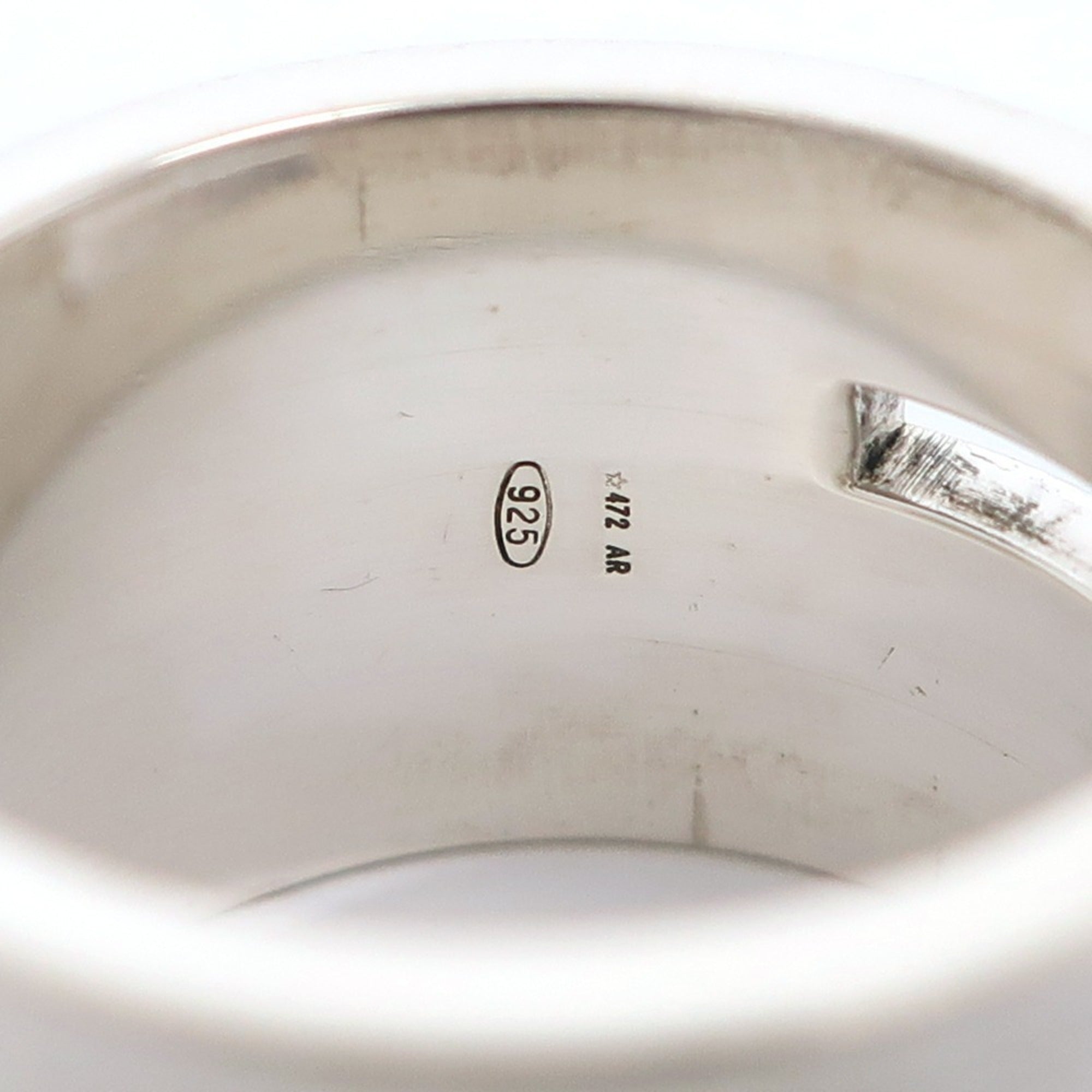 Gucci Silver 925 Band Ring (Pre-Owned)
