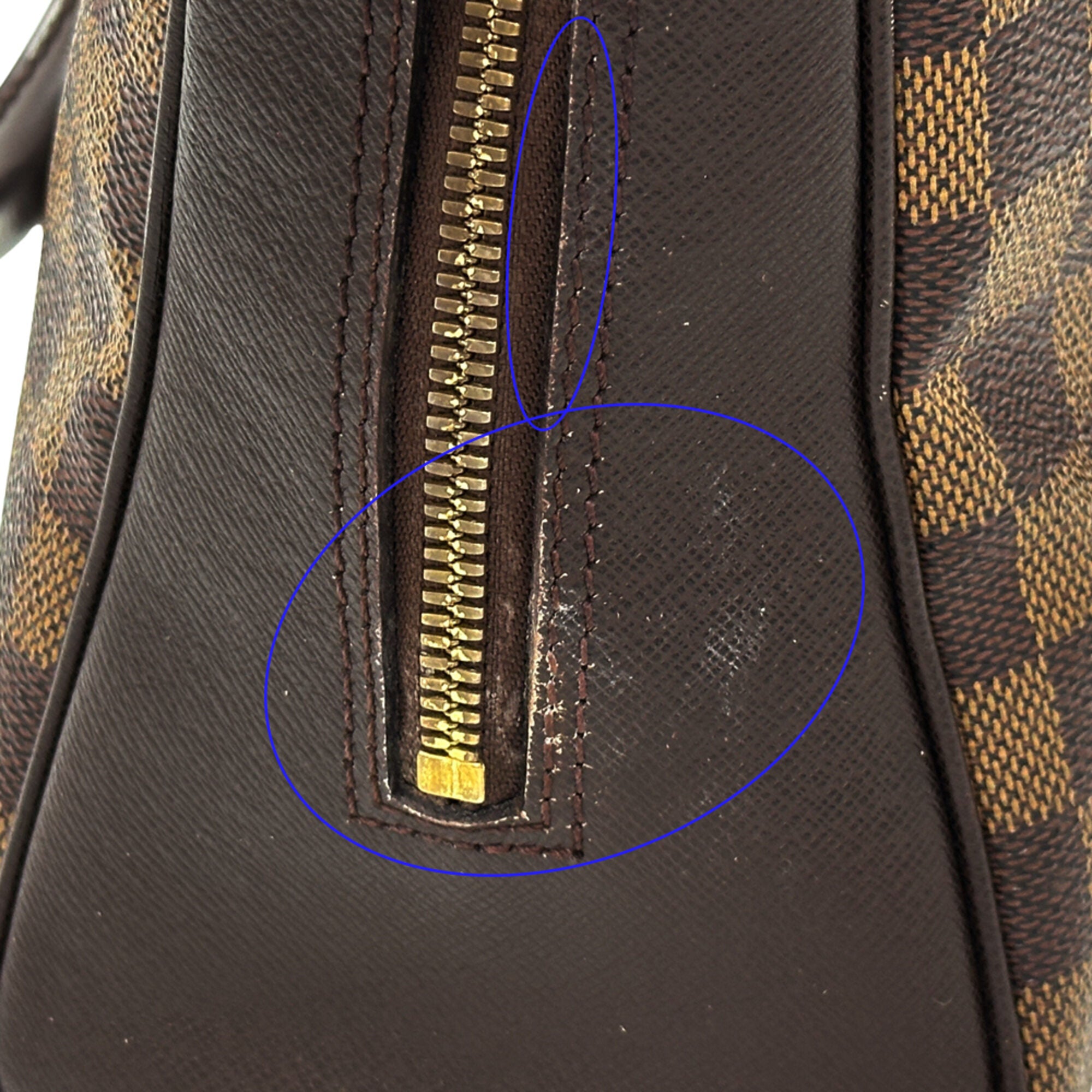 Louis Vuitton Brown Ebene Damier Canvas Handbag (Pre-Owned)