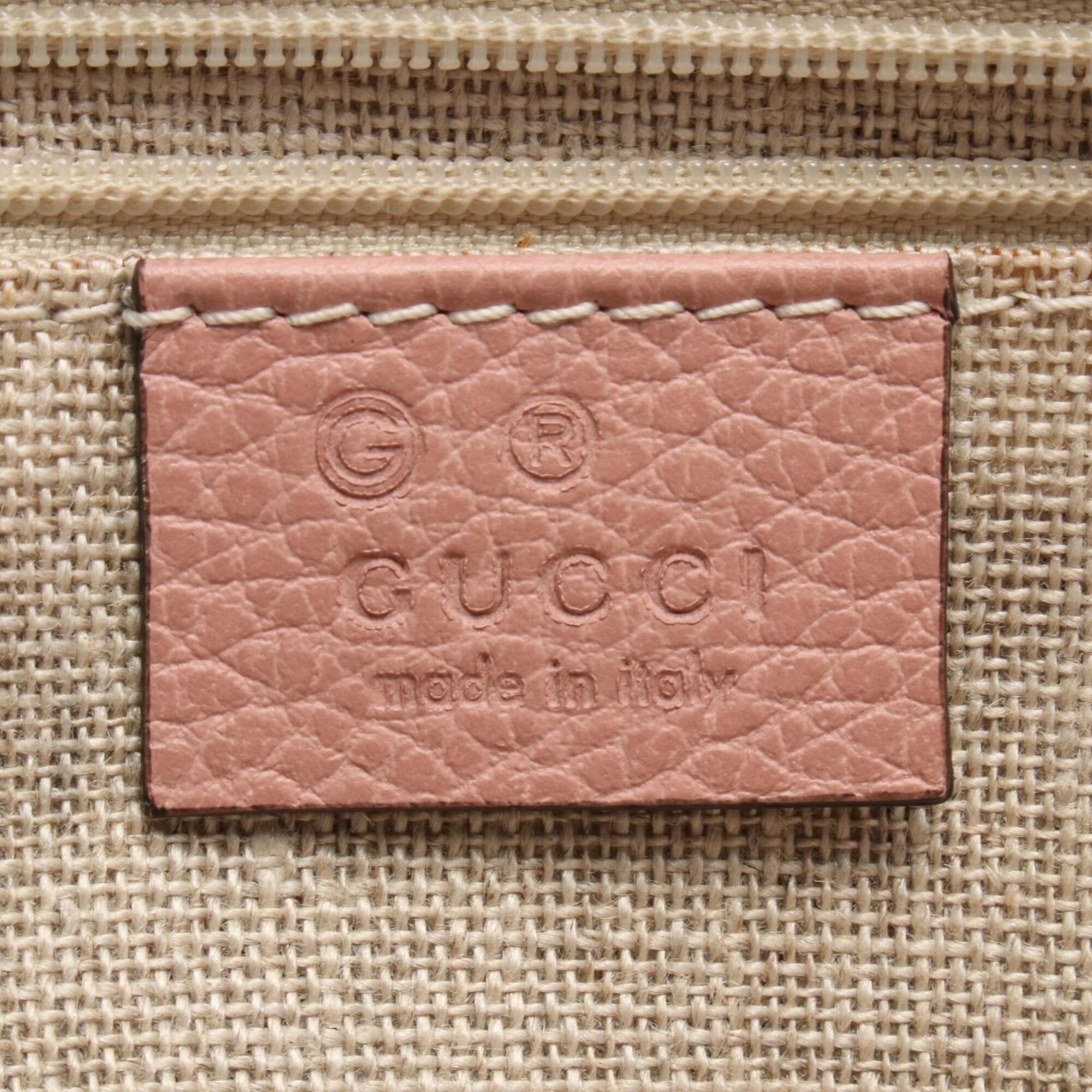Gucci Pink Leather Handbag (Pre-Owned)