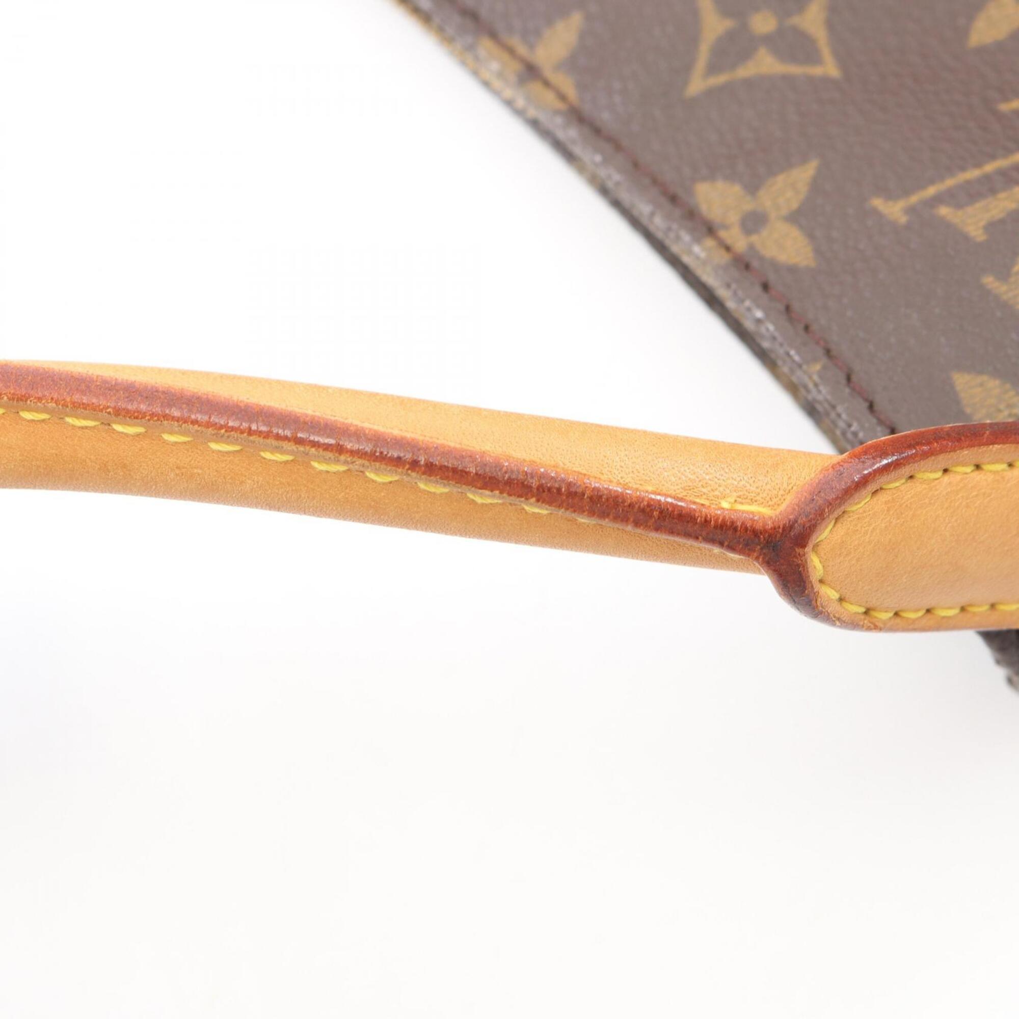 Louis Vuitton Brown Monogram Leather Coated Canvas Handbag Shoulder Bag (Pre-Owned)