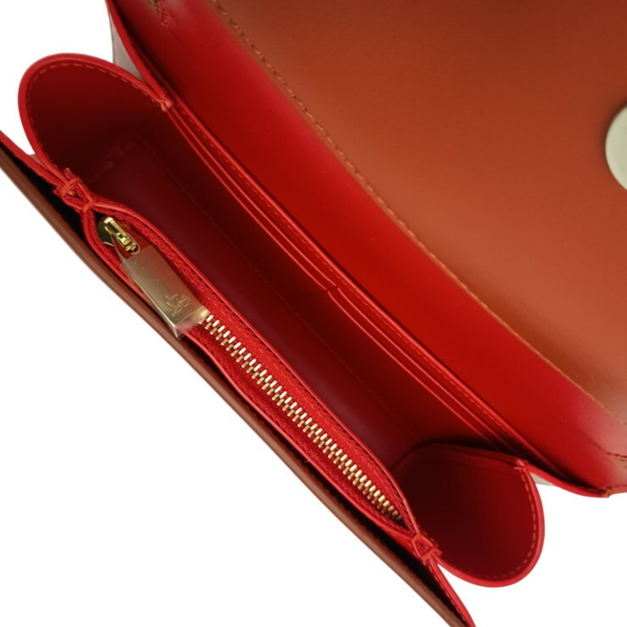 Christian Louboutin Orange Leather Shoulder Bag (Pre-Owned)
