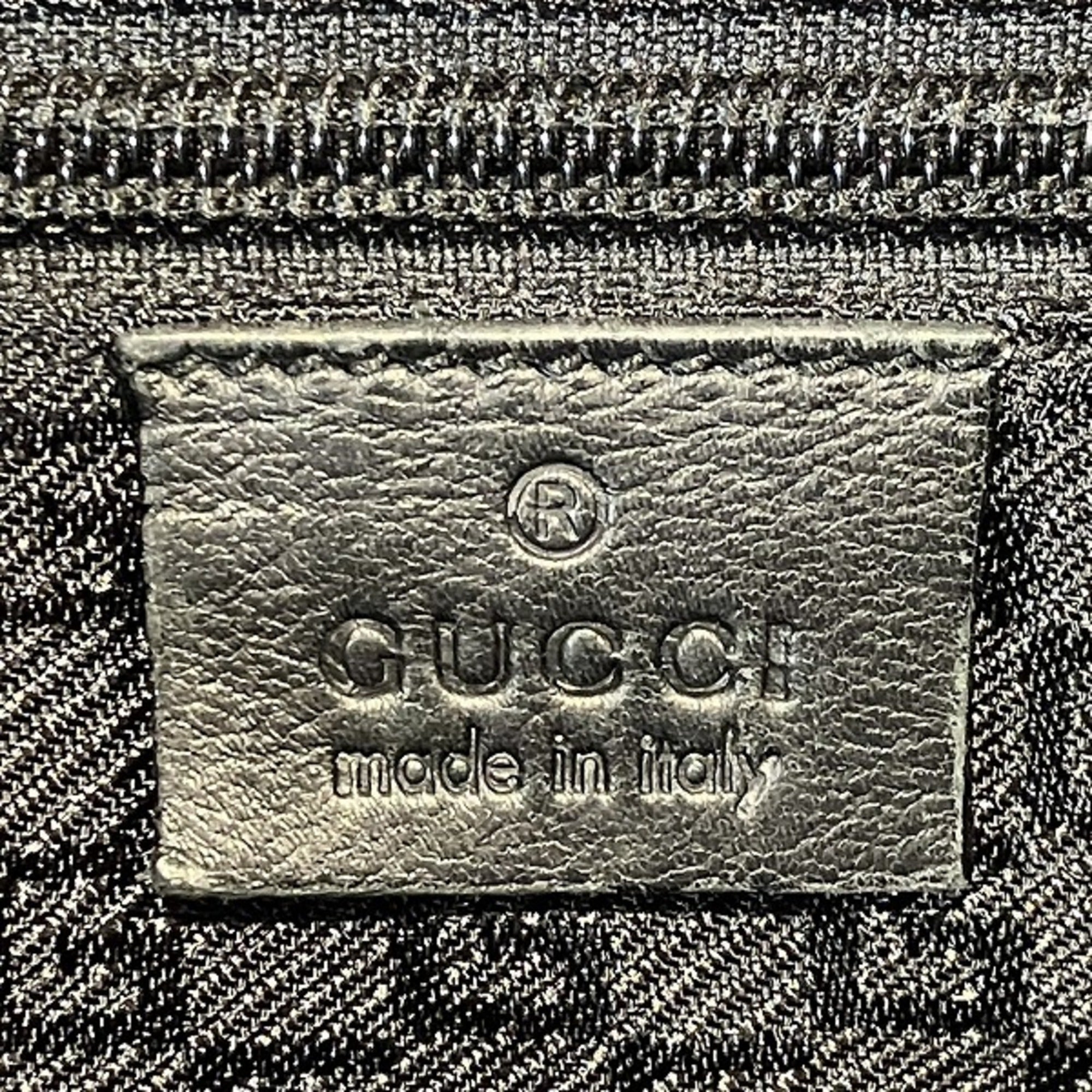 Gucci Black Gg Supreme Handbag Tote Bag (Pre-Owned)