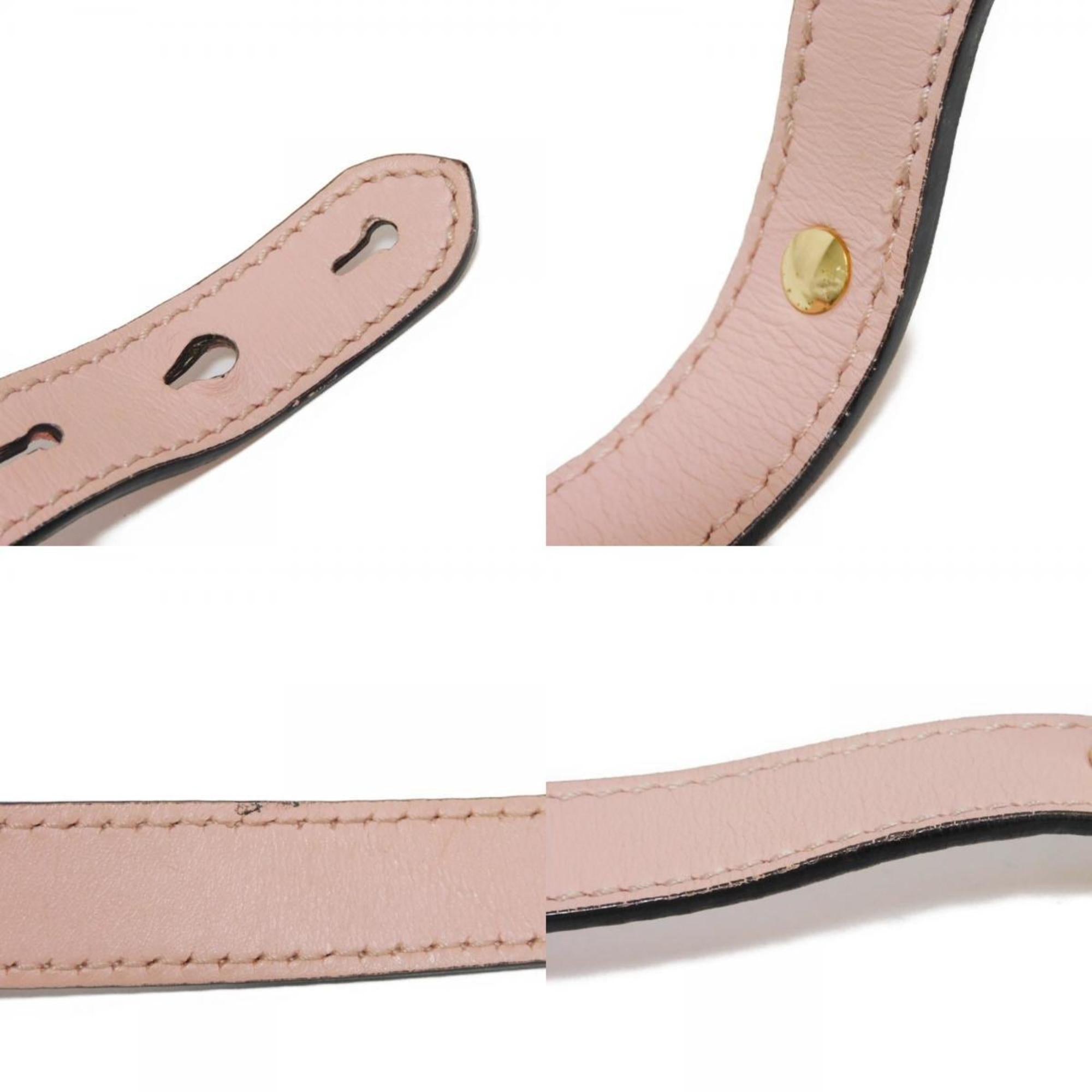 Gucci Light Pink Bamboo Leather Handbag (Pre-Owned)