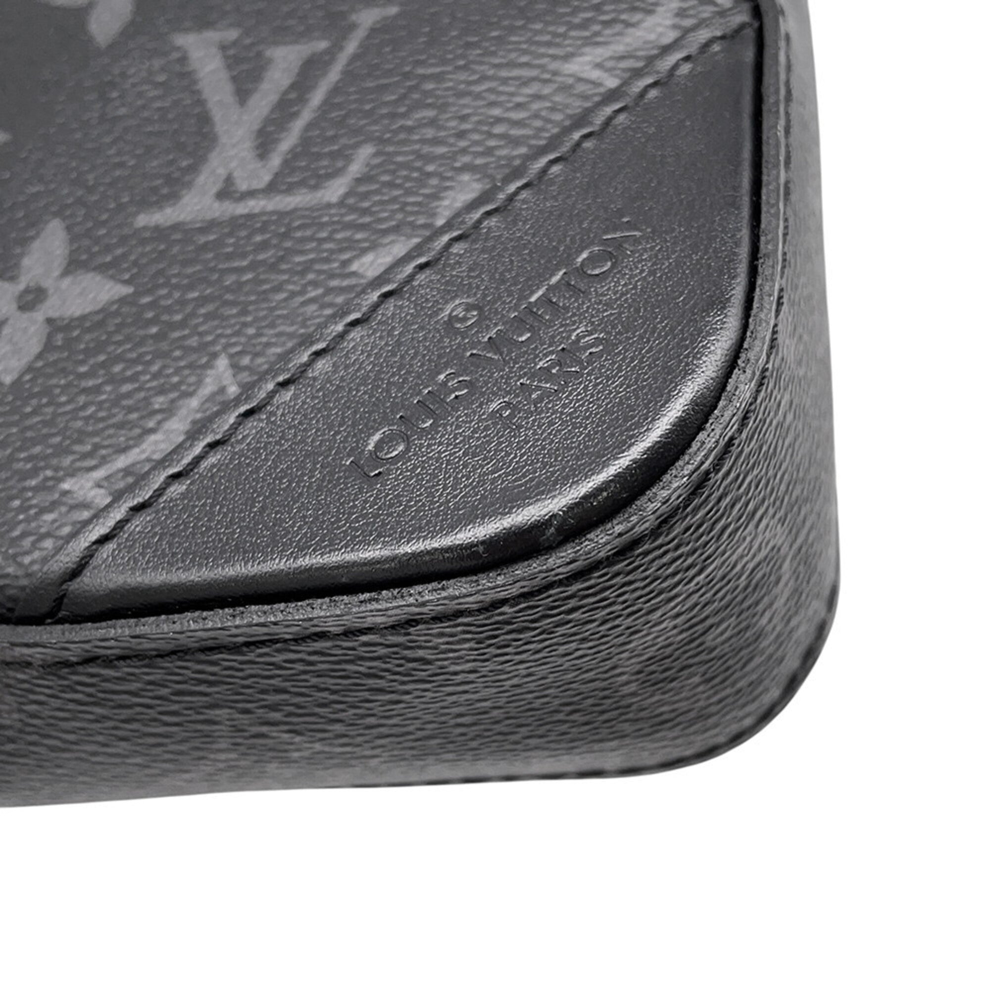Louis Vuitton Monogram Eclipse Black Noir Monogram Eclipse Handbag Shoulder Bag (Pre-Owned)
