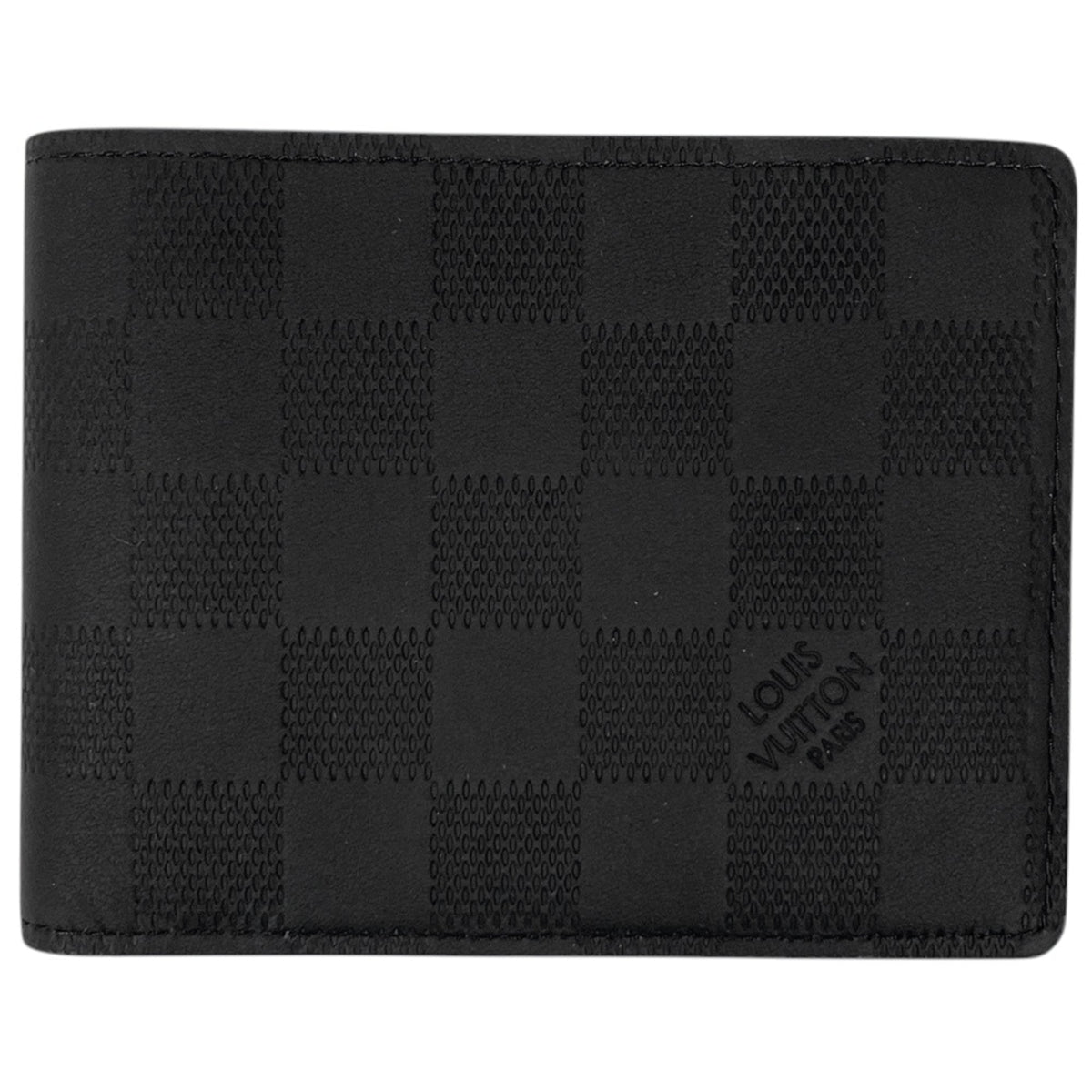 Louis Vuitton Black Onyx Damier Infini Wallet (Bi-Fold) (Pre-Owned)