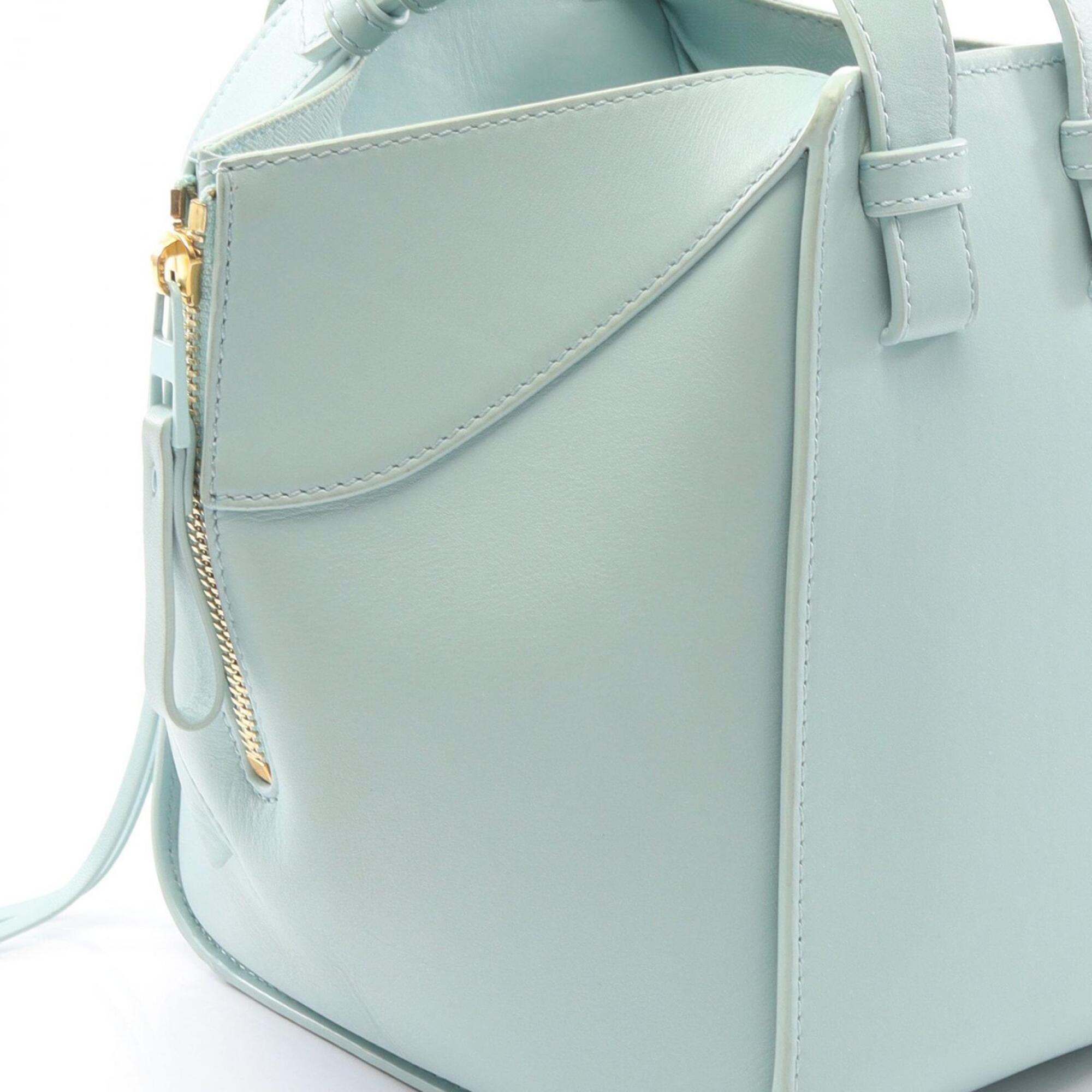 Loewe Hammock Blue Leather Handbag (Pre-Owned)