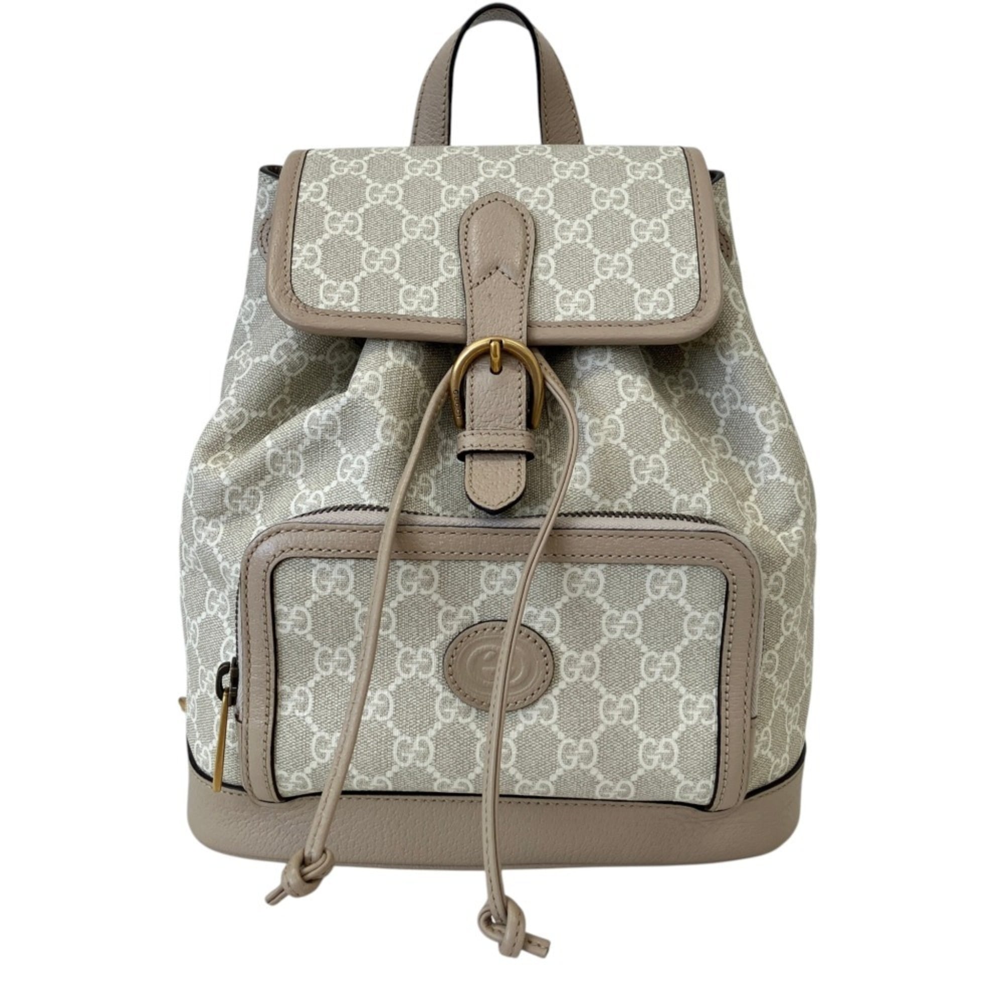 Gucci Gray Grayish Backpack (Pre-Owned)