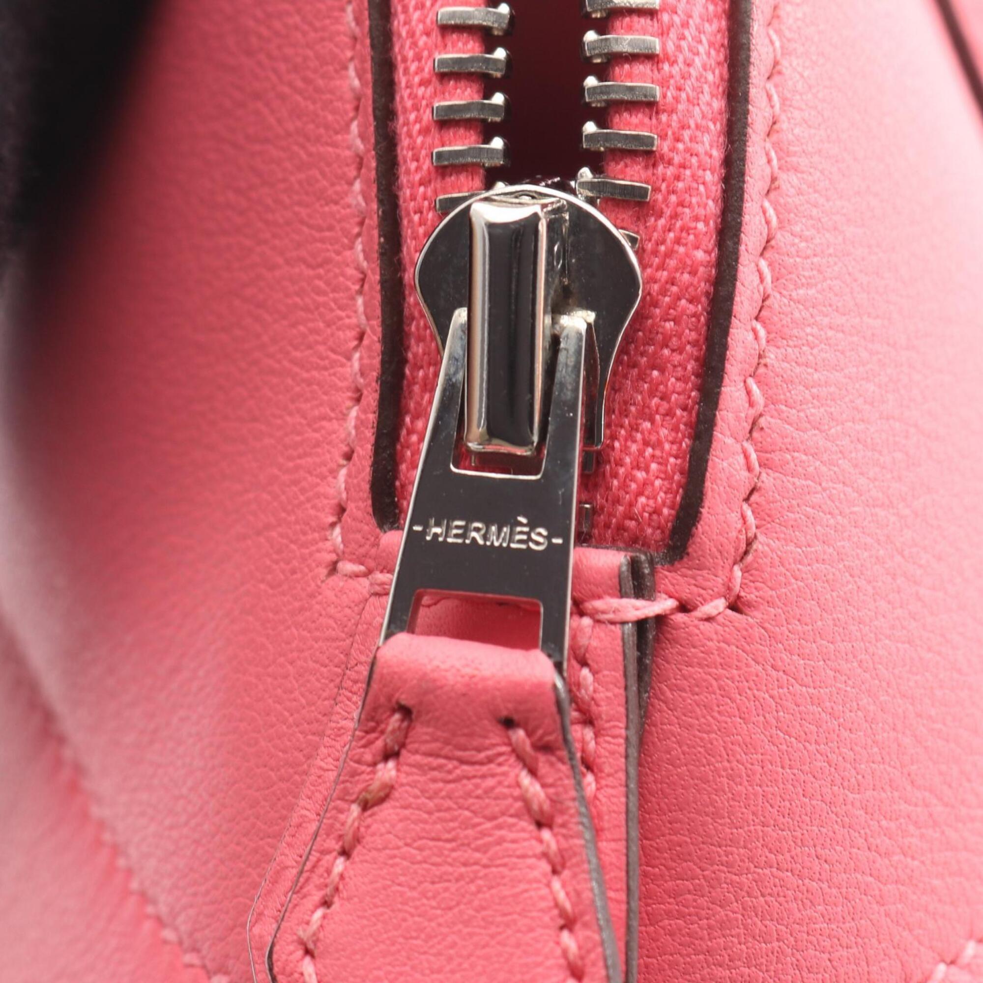 Hermes Pink Swift Leather Leather Handbag (Pre-Owned)