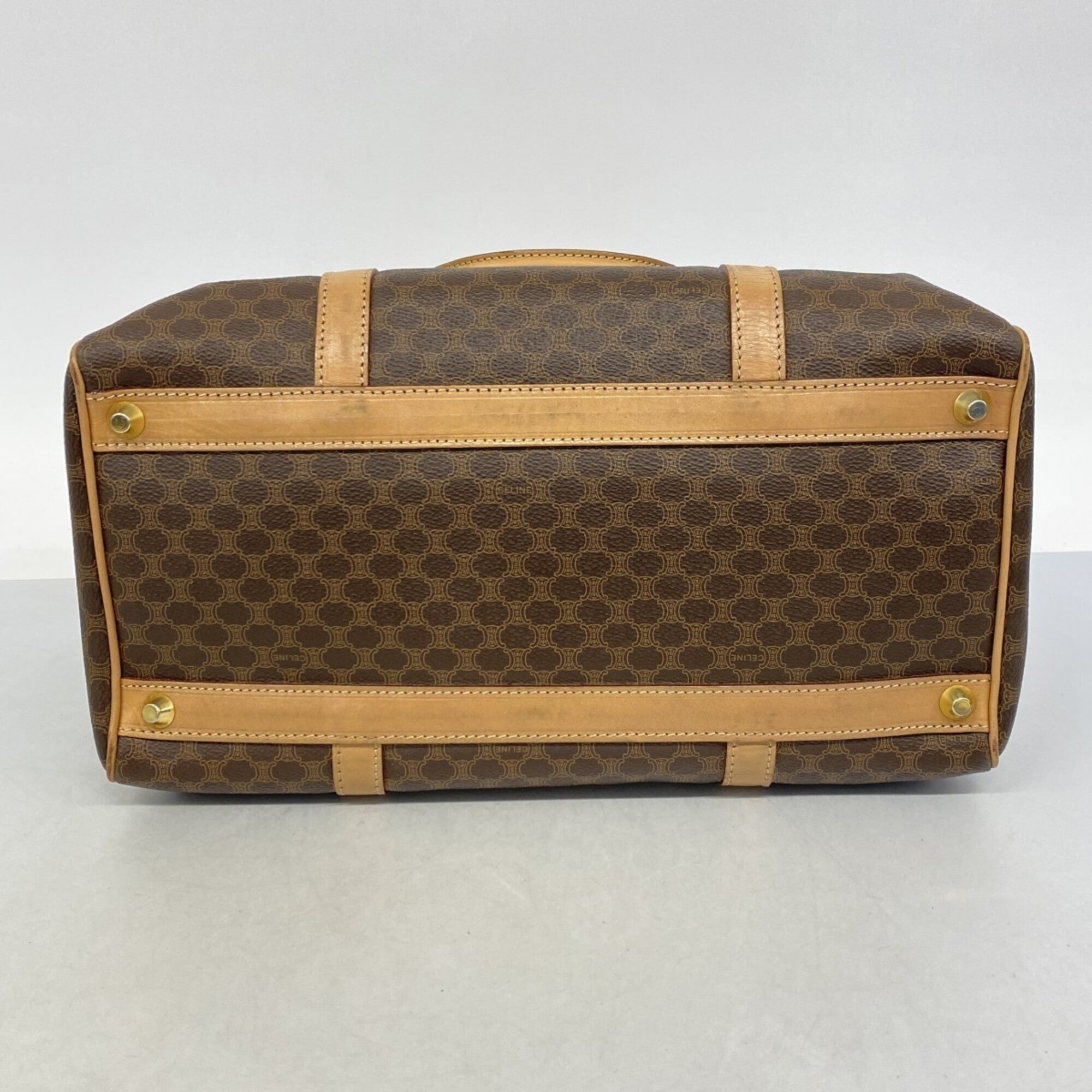 Celine Brown Pvc Handbag (Pre-Owned)