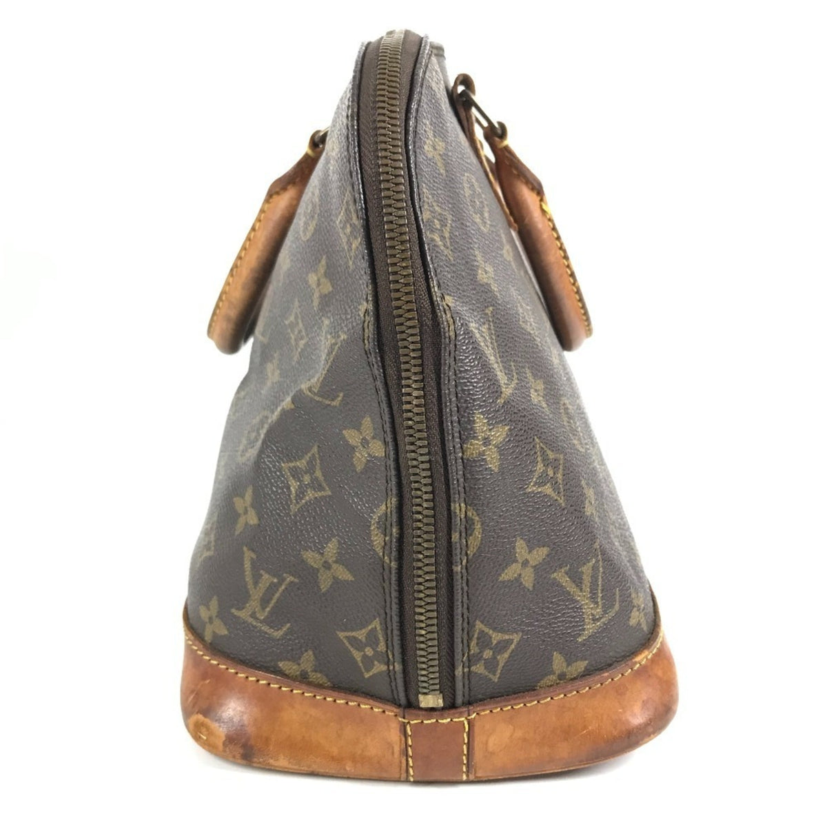 Louis Vuitton Brown Monogram Canvas Handbag Tote Bag (Pre-Owned)