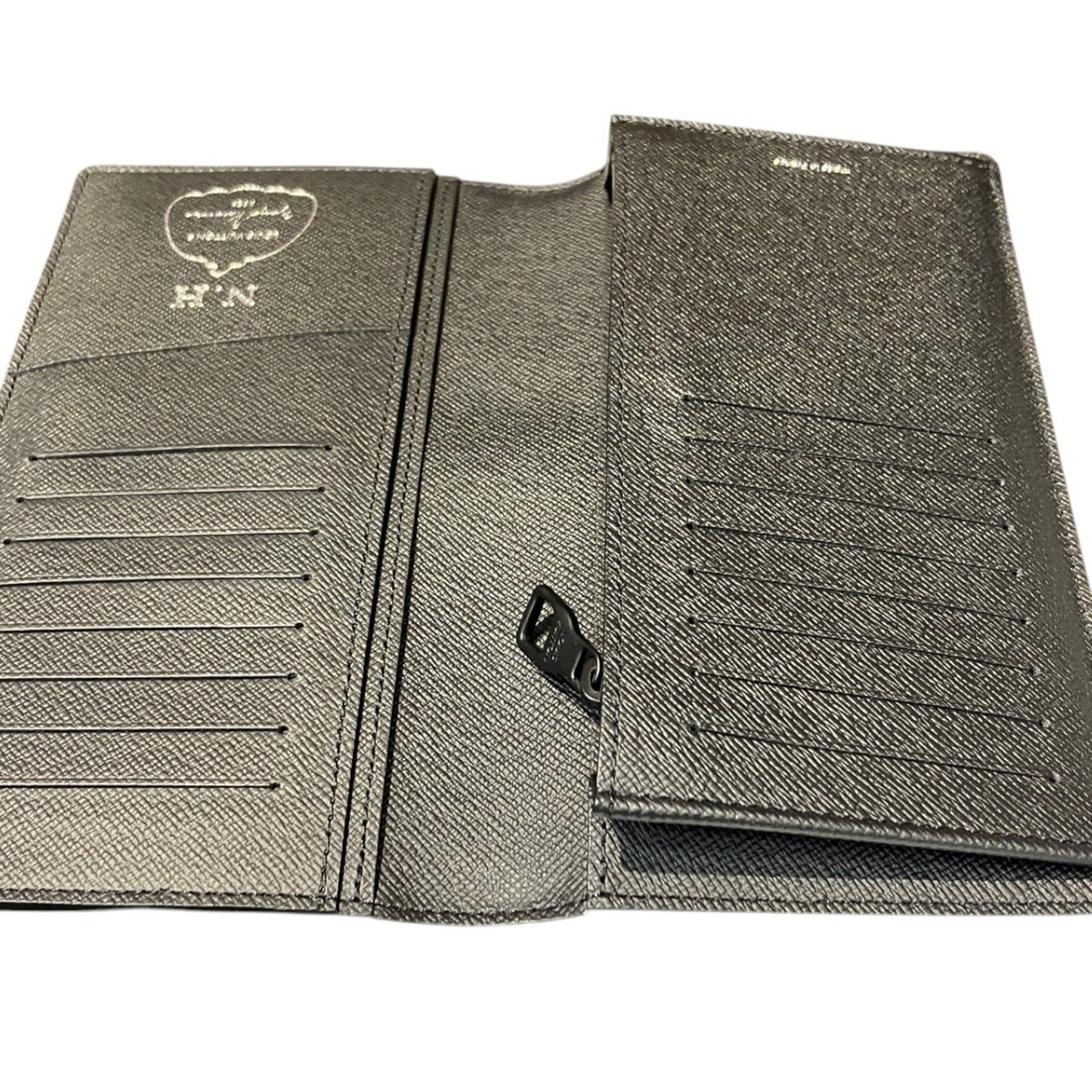 Louis Vuitton Monogram Eclipse Black Monogram Eclipse Long Wallet (Bi-Fold) (Pre-Owned)