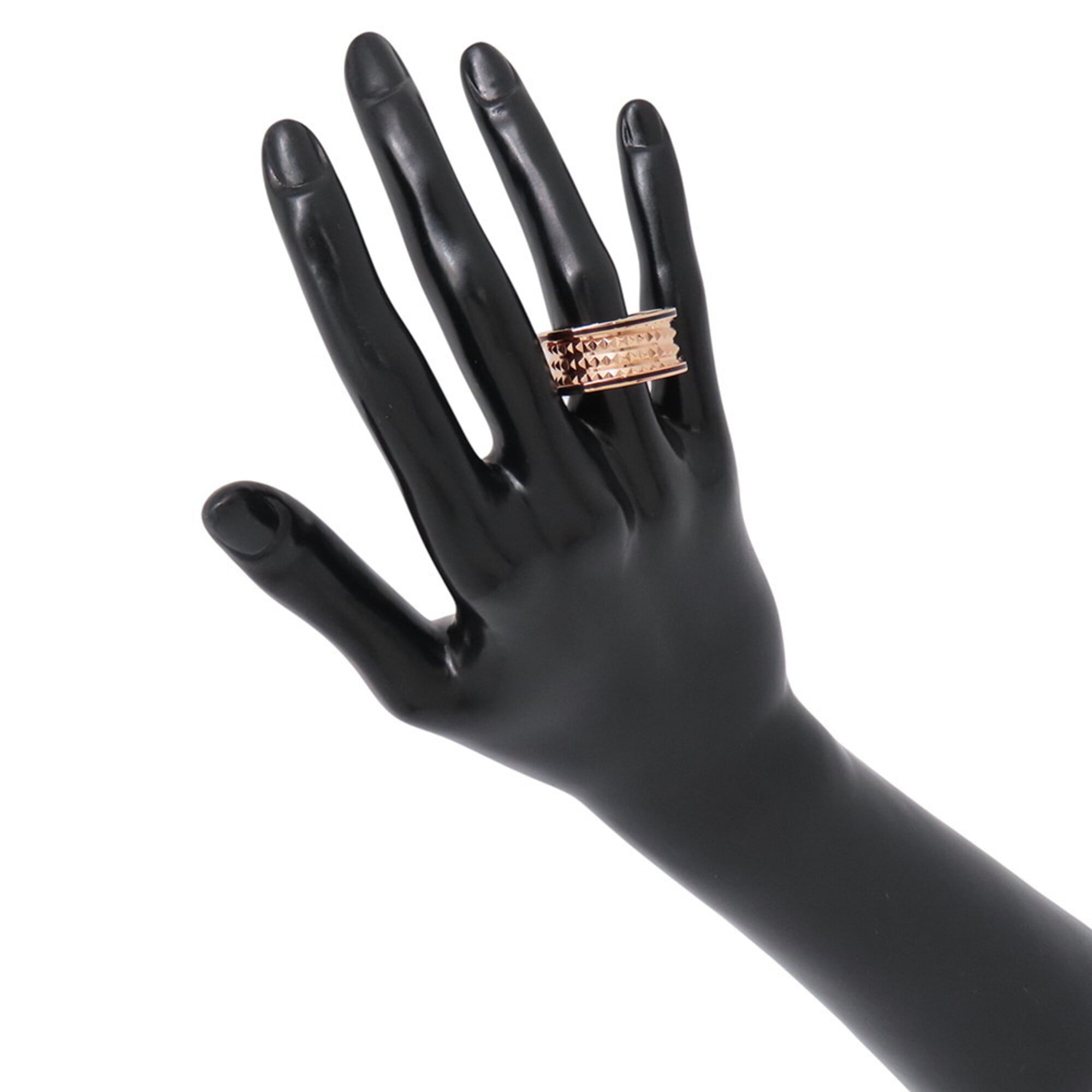 Bvlgari Pink Gold (18K) Ceramic Band Ring (Pre-Owned)