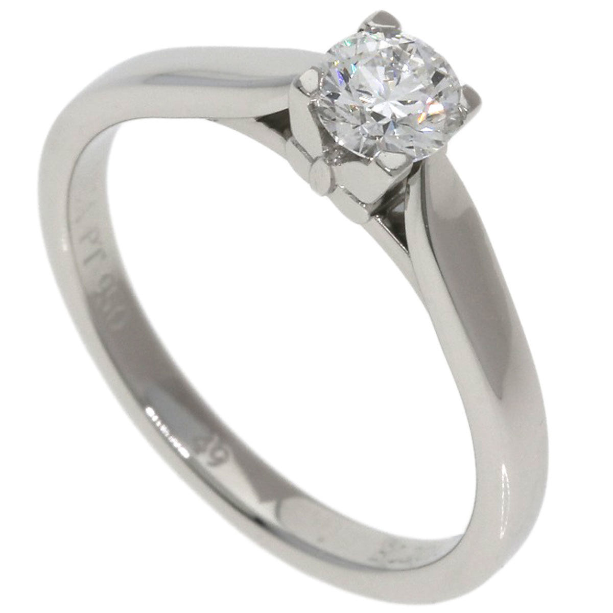 Van Cleef & Arpels Platinum 950 Band Ring (Pre-Owned)