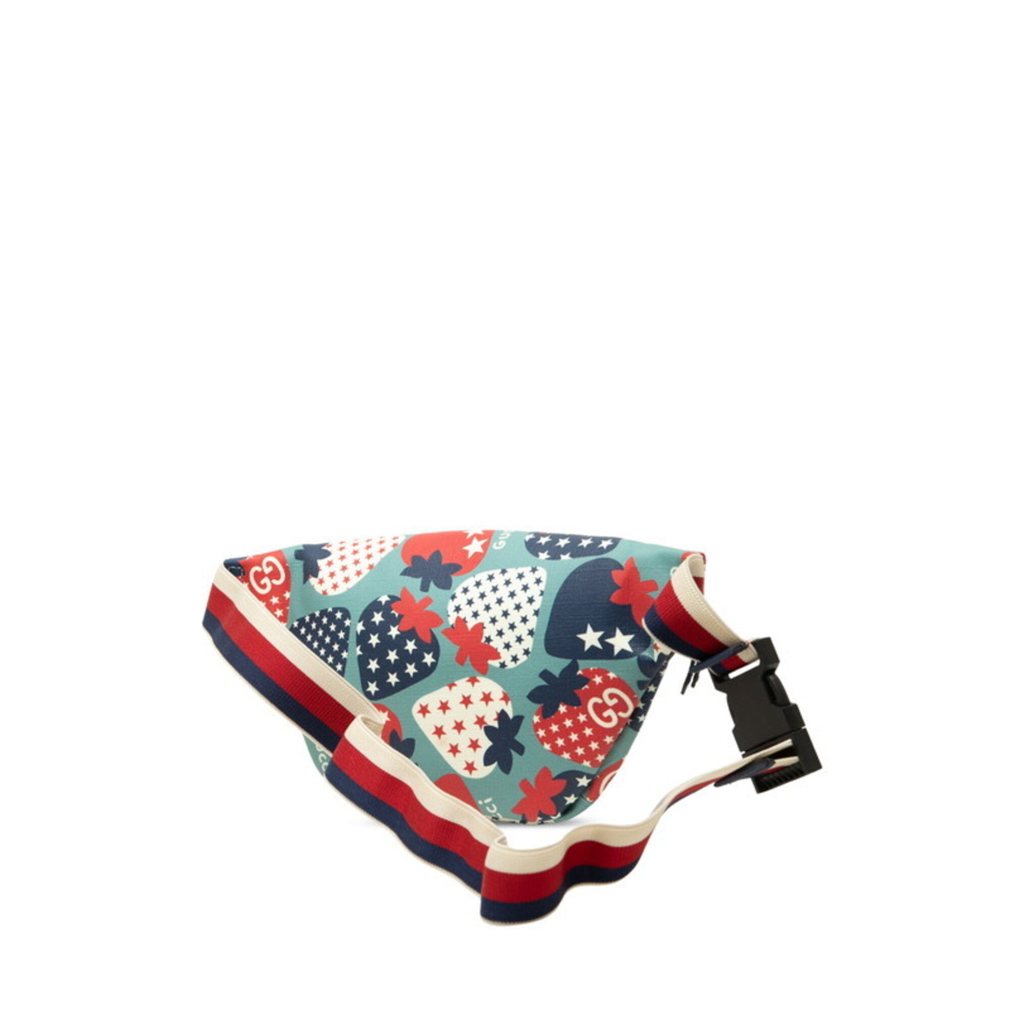 Gucci Blue Multi-Color Pvc Sling Bag (Pre-Owned)