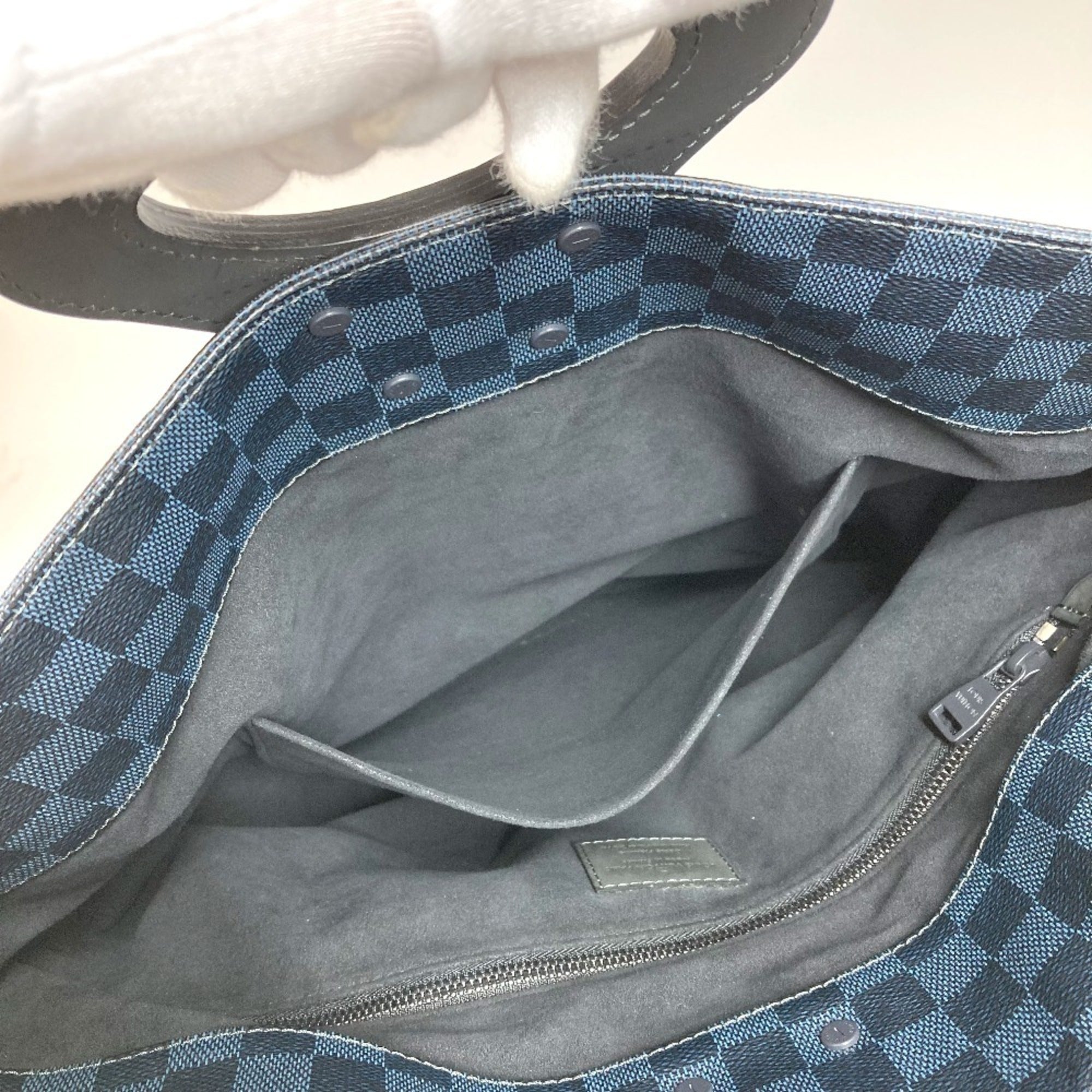 Louis Vuitton Damier Cobalt Navy Handbag Shoulder Bag (Pre-Owned)