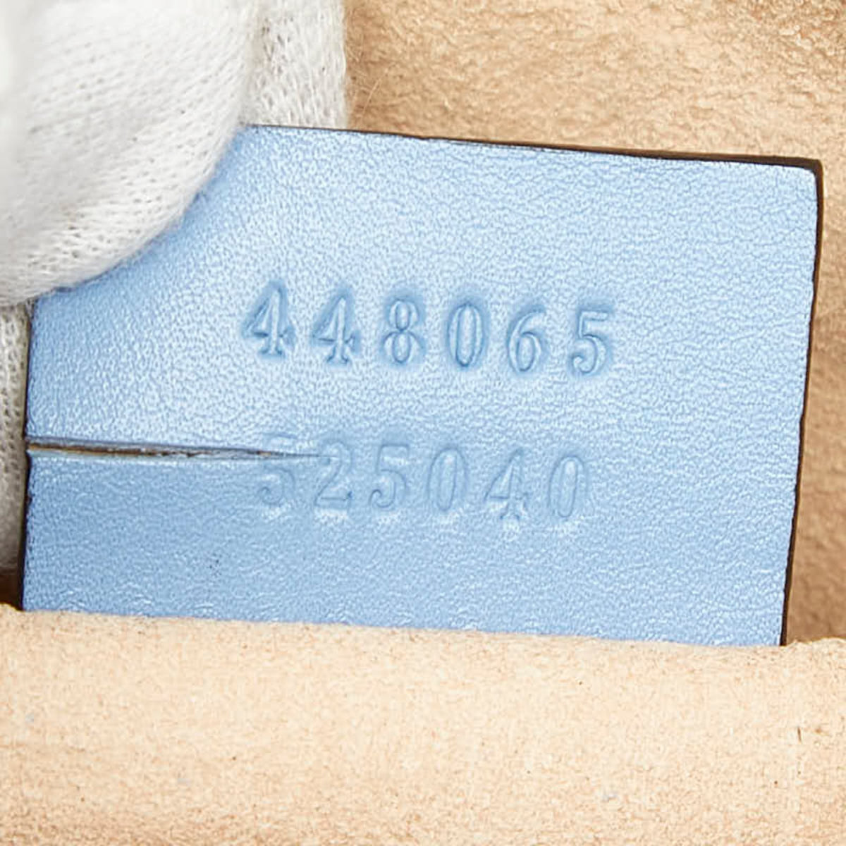 Gucci Light Blue Leather Shoulder Bag (Pre-Owned)