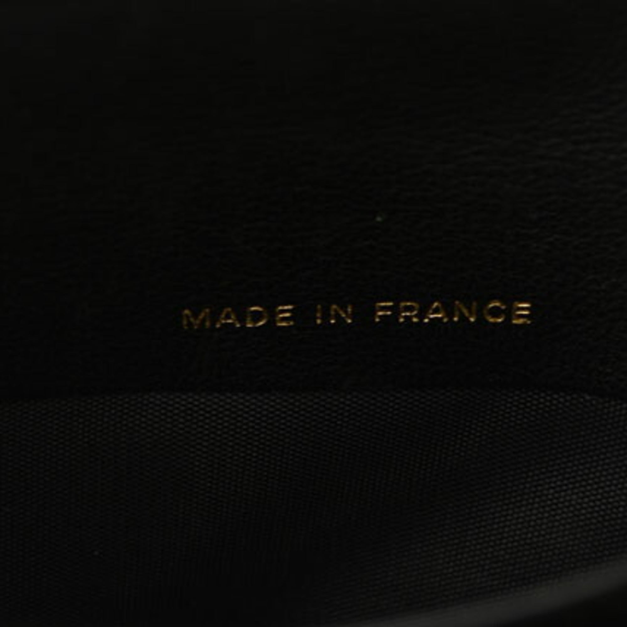Chanel Black Caviar Leather Wallet (Bi-Fold) (Pre-Owned)