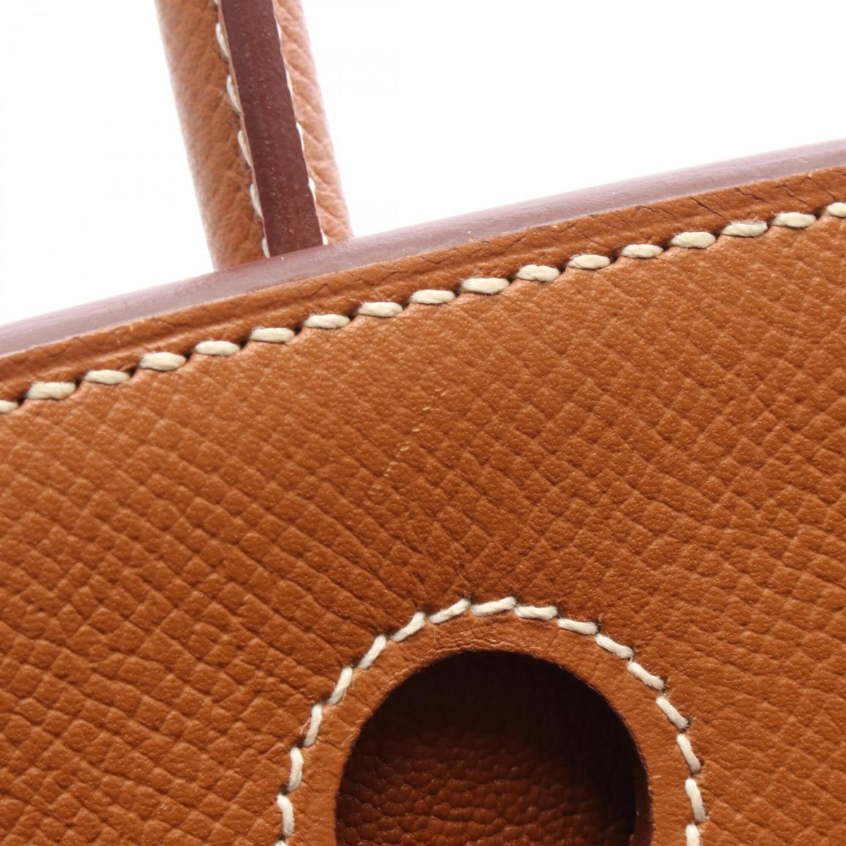 Hermes Brown Epsom Leather Handbag (Pre-Owned)