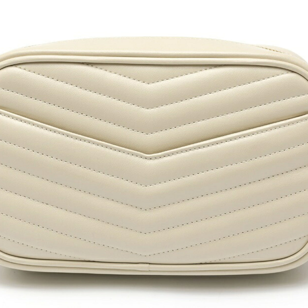 Saint Laurent Ivory White Leather Shoulder Bag (Pre-Owned)