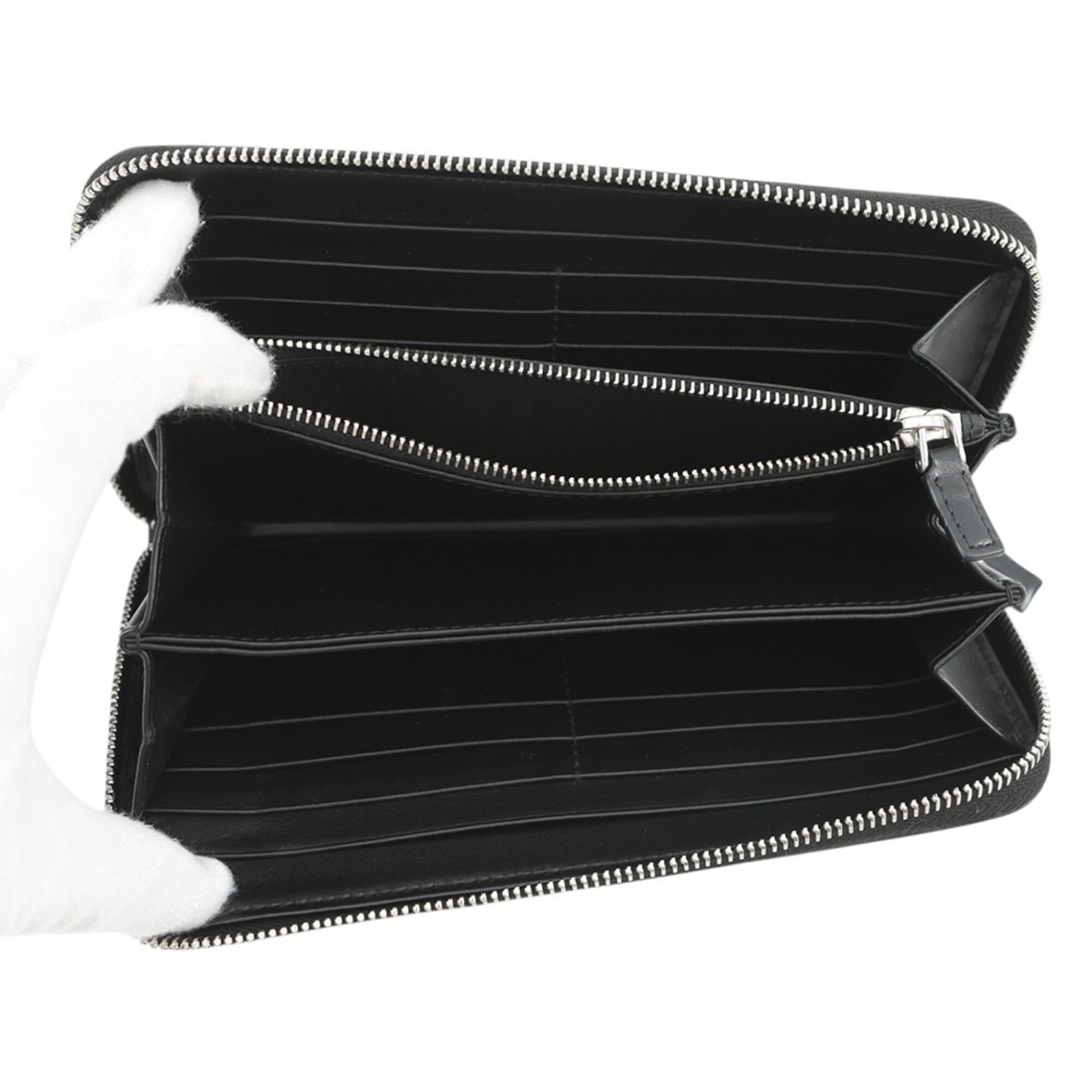 Prada Black Long Wallet (Bi-Fold) (Pre-Owned)