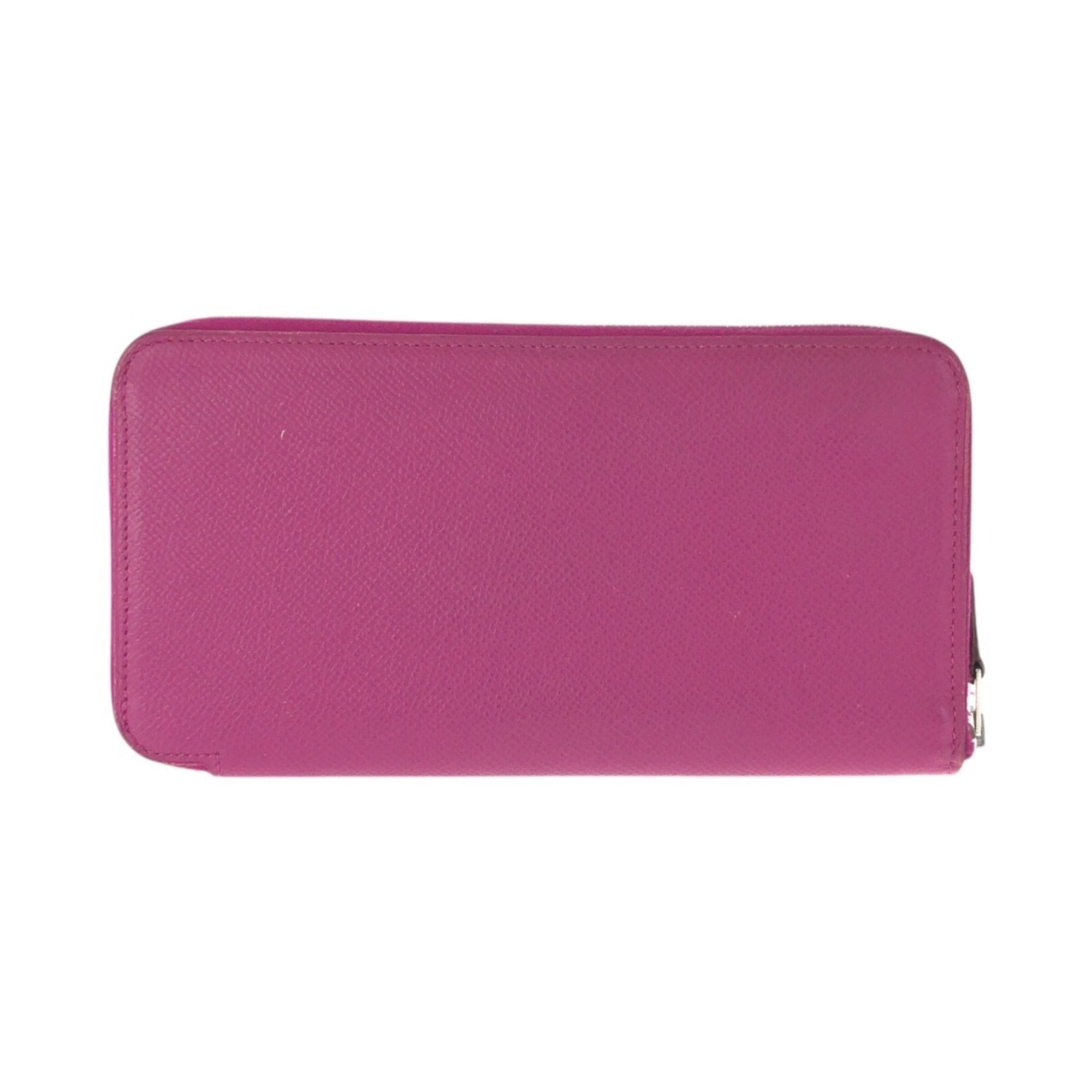 Hermes Silk'in Pink Rose Tyrien Epsom Leather Long Wallet (Bi-Fold) (Pre-Owned)