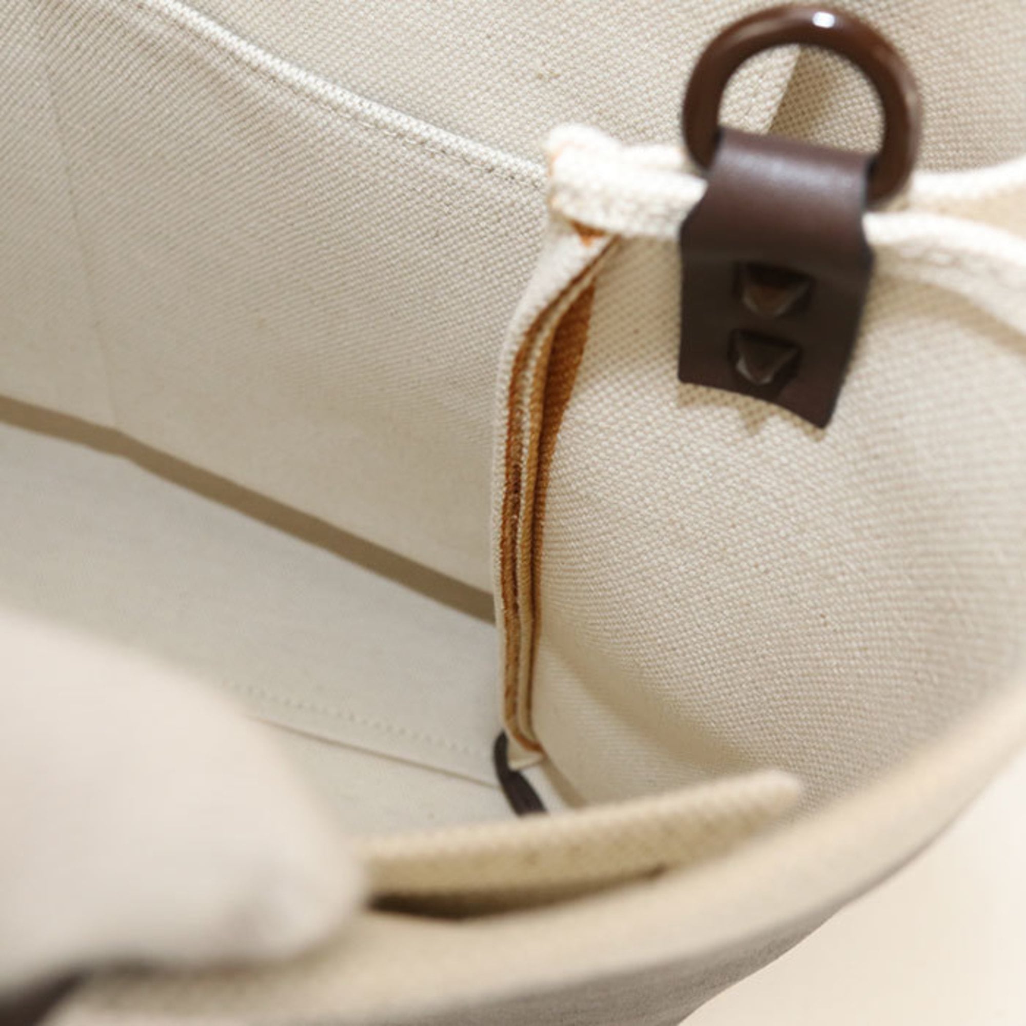 Valentino Garavani Brown Canvas Tote Bag (Pre-Owned)