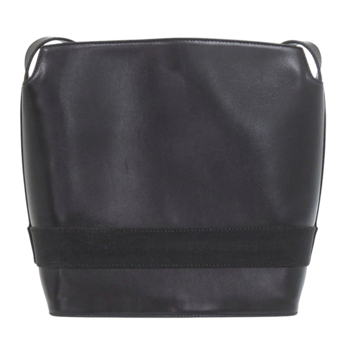 Salvatore Ferragamo Black Leather Shoulder Bag (Pre-Owned)