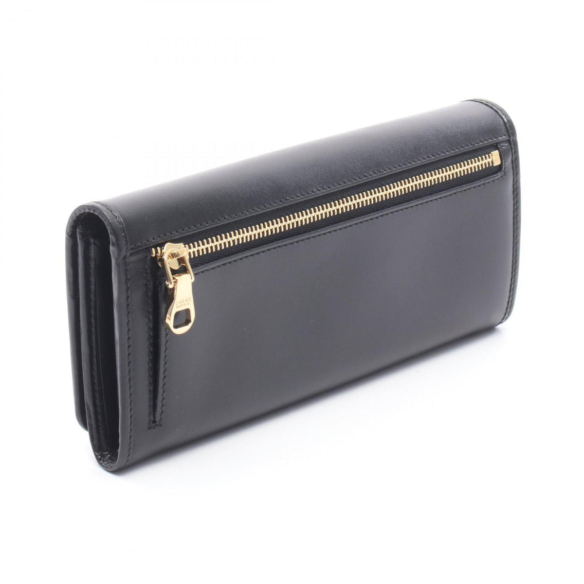 Loewe Black Leather Long Wallet (Bi-Fold) (Pre-Owned)