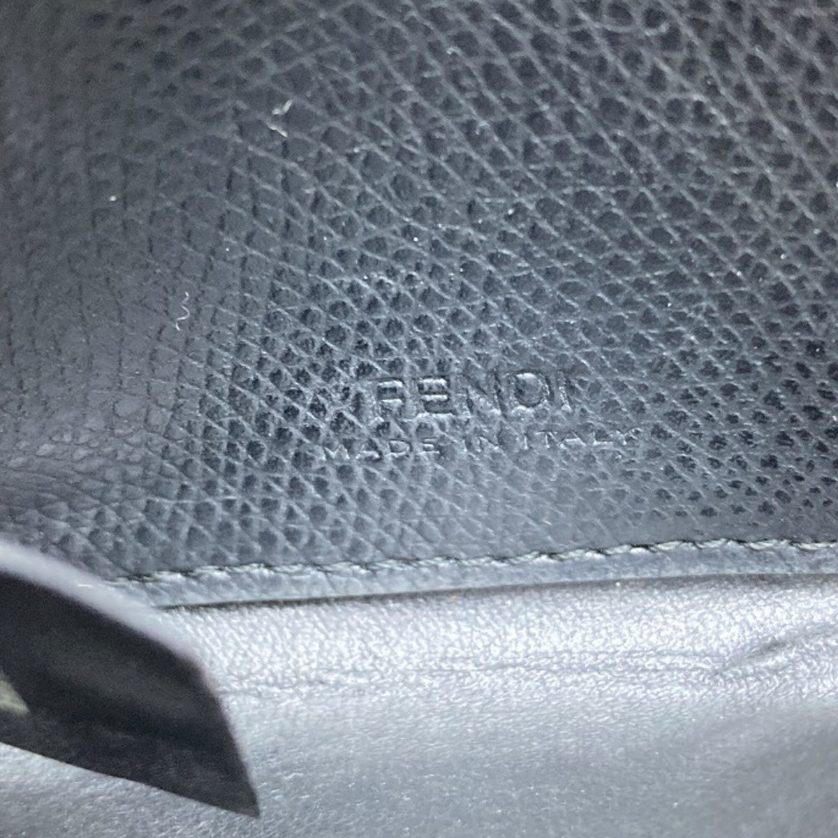 Fendi Gray Pvc Coin Purse/Coin Case (Pre-Owned)