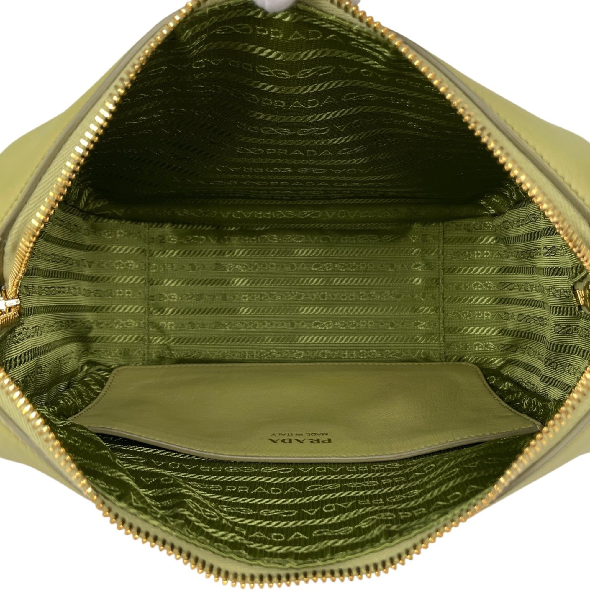 Prada Leather Handbag Shoulder Bag (Pre-Owned)