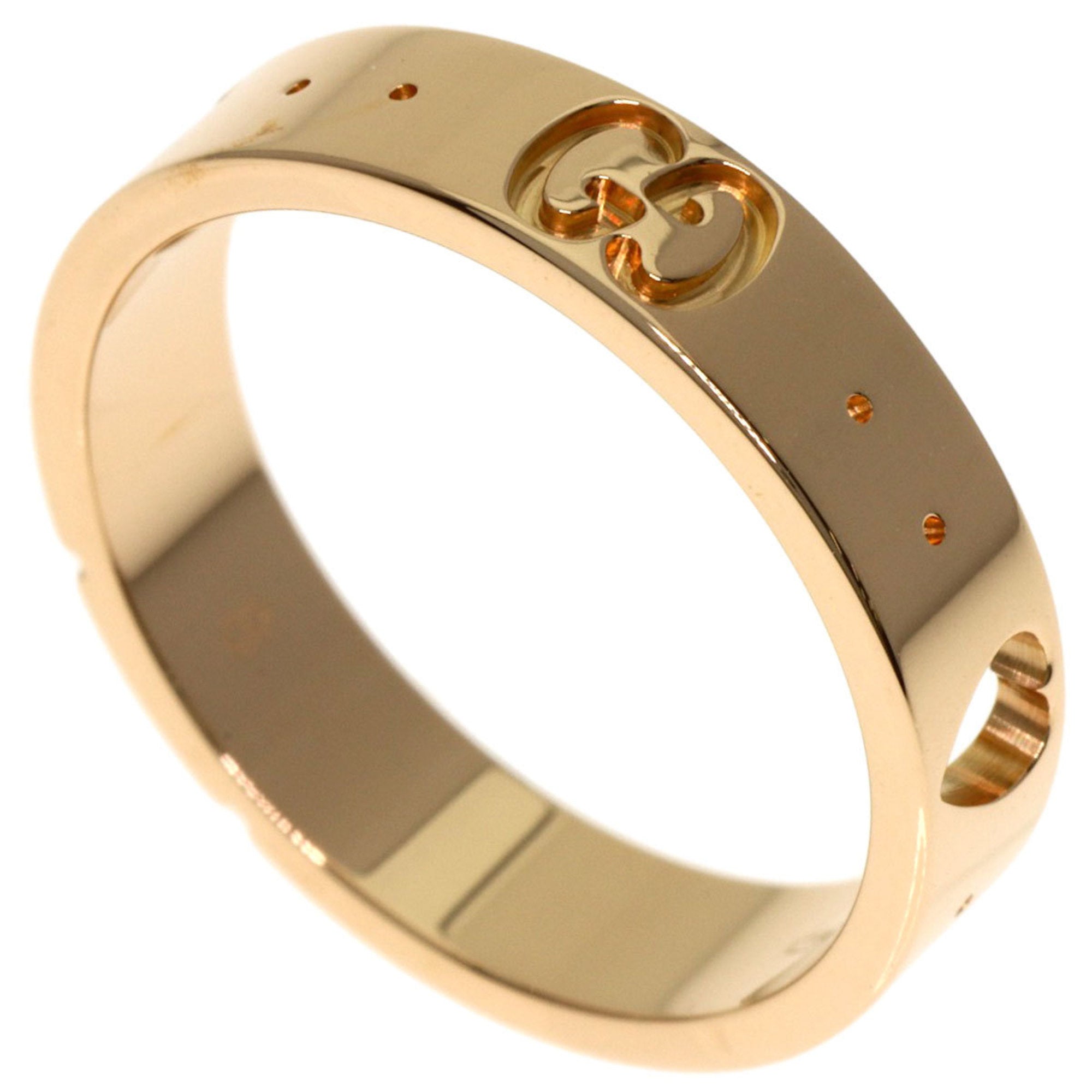 Gucci Icon Pink Gold (18K) Band Ring (Pre-Owned)