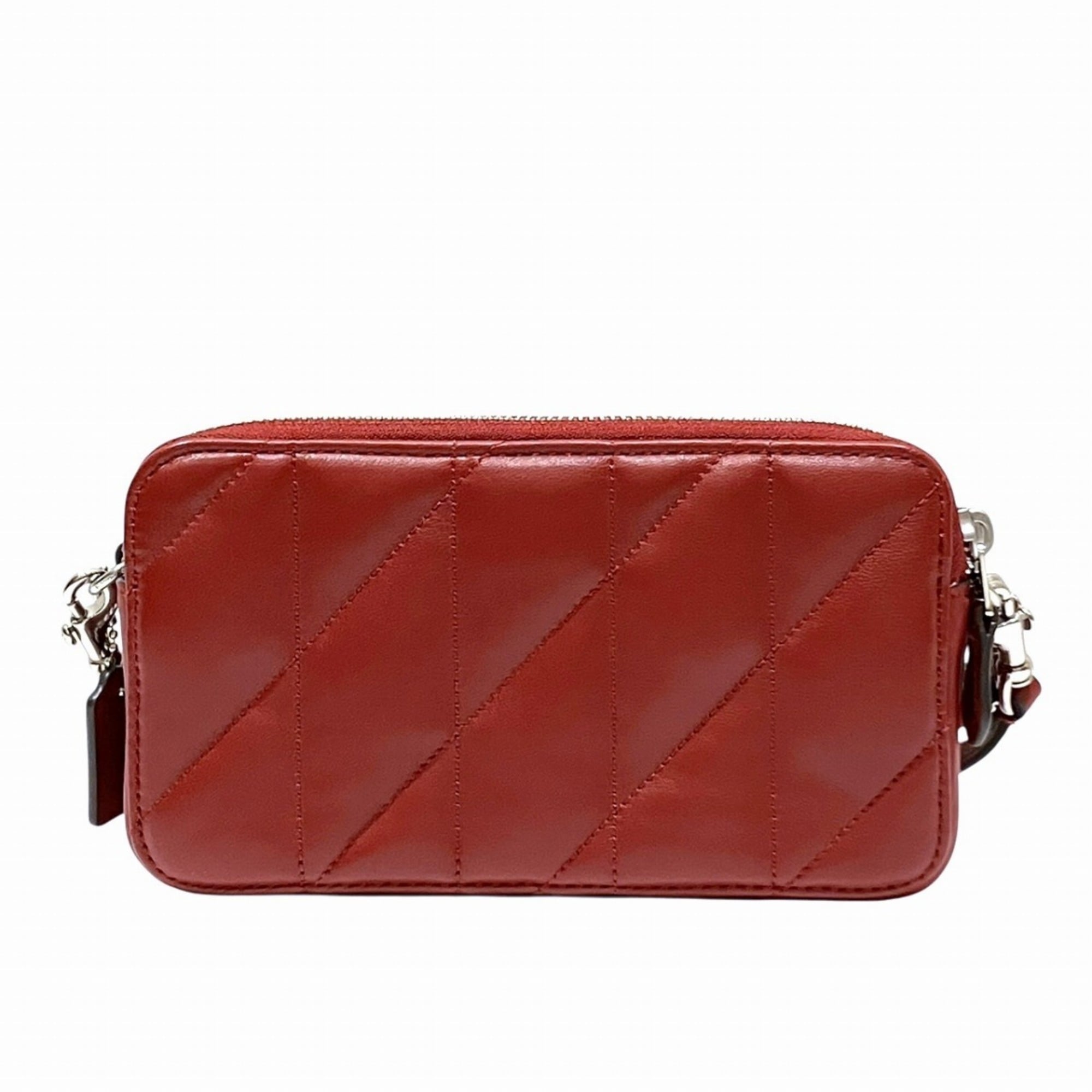Coach Wine Leather Handbag (Pre-Owned)