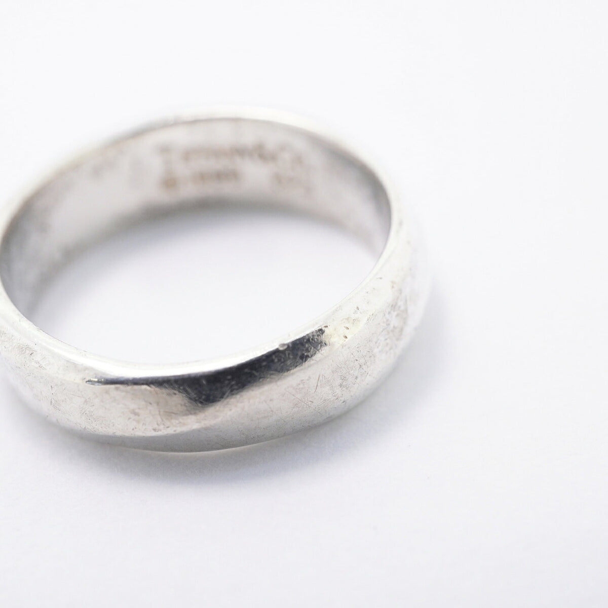 Tiffany Silver 925 Band Ring (Pre-Owned)