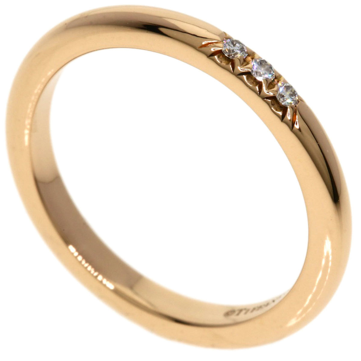 Tiffany Pink Gold (18K) Band Ring (Pre-Owned)