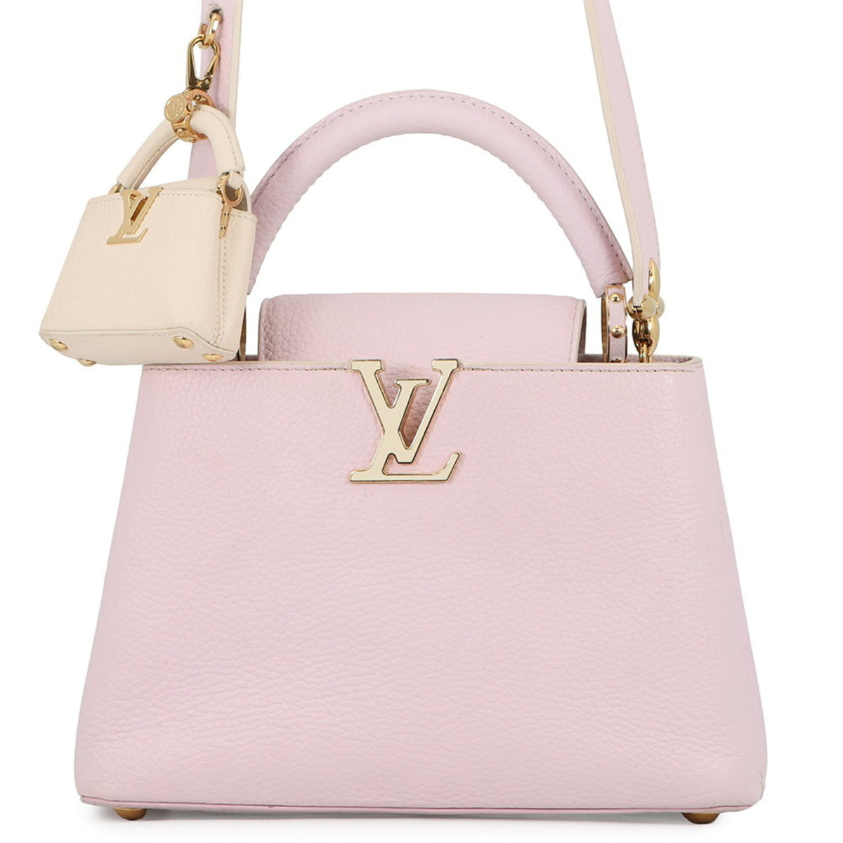 Louis Vuitton White Leather Handbag (Pre-Owned)