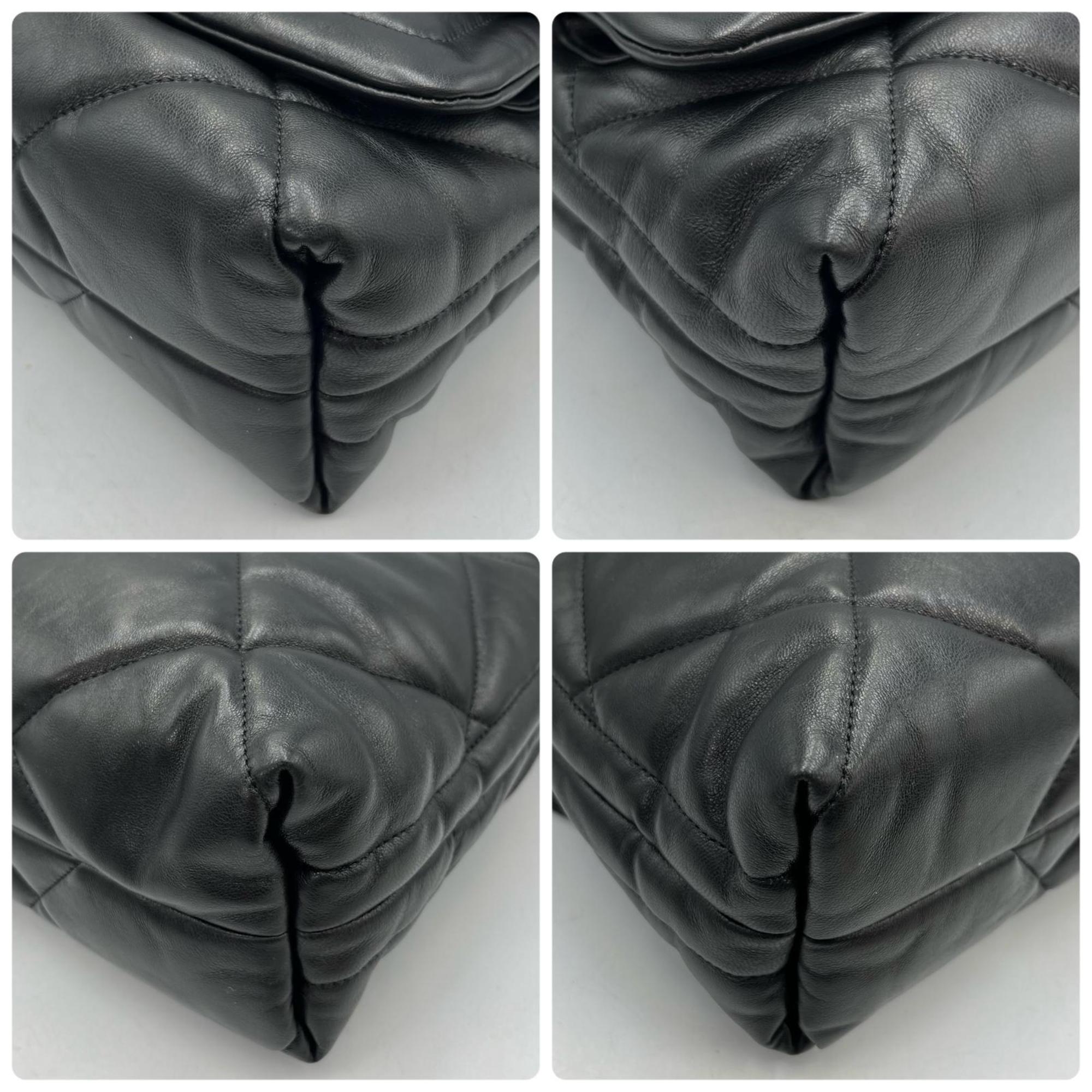 Chanel Black Leather Handbag (Pre-Owned)