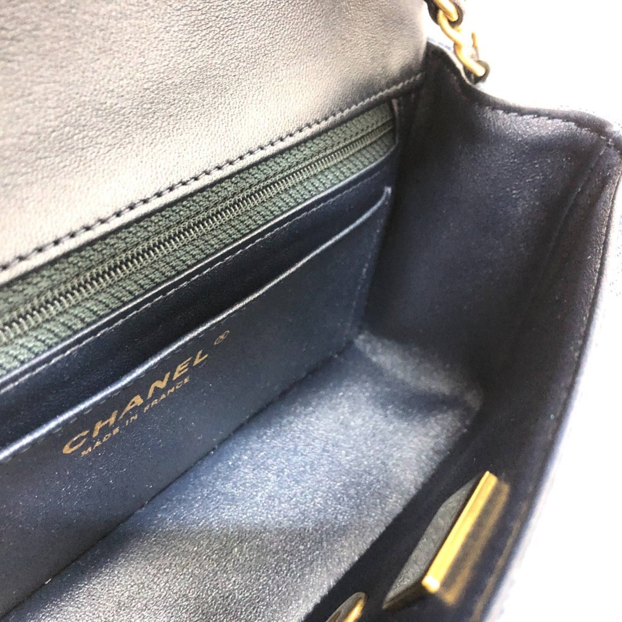 Chanel Matelasse Blue Denim Shoulder Bag (Pre-Owned)