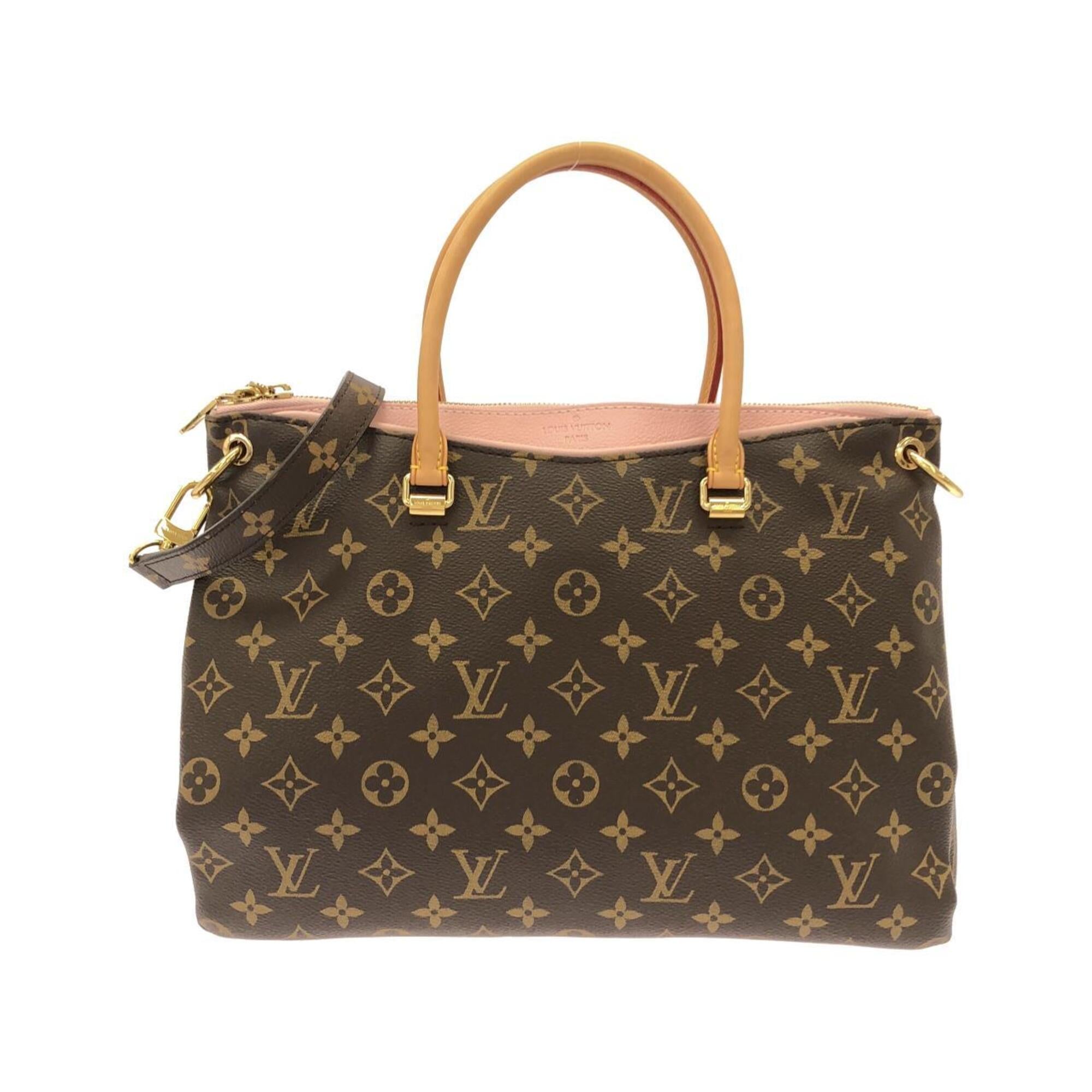 Louis Vuitton Brown Coated Canvas Handbag (Pre-Owned)