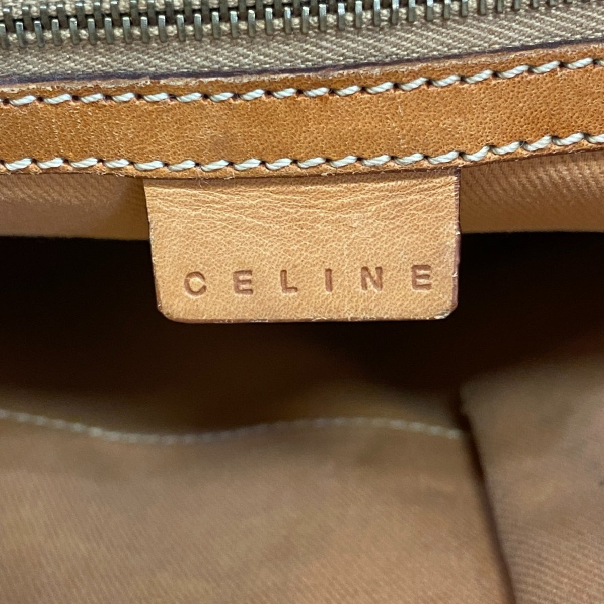 Celine Beige Pvc Tote Bag (Pre-Owned)
