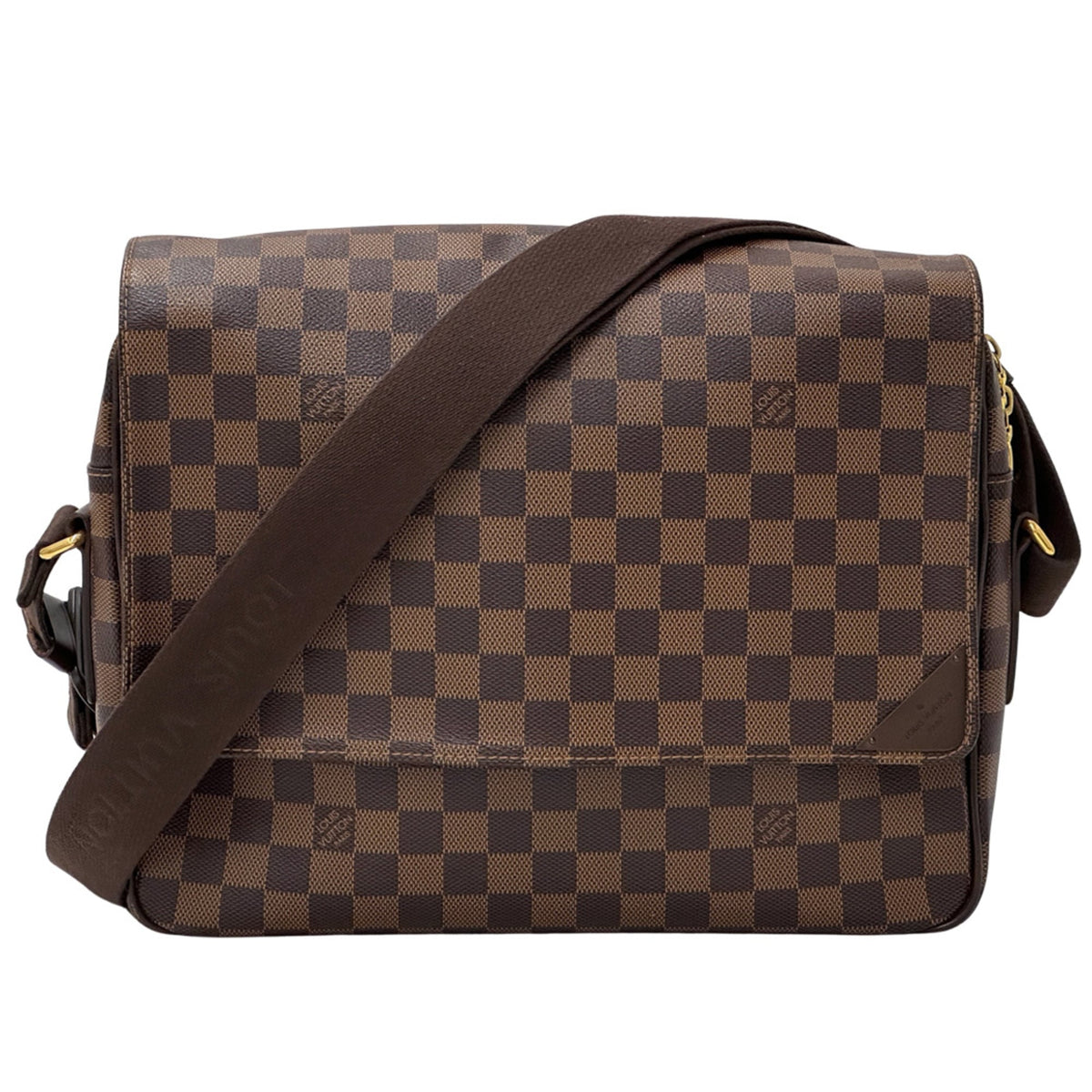 Louis Vuitton Brown Damier Canvas Ebene Damier Canvas Handbag Shoulder Bag (Pre-Owned)