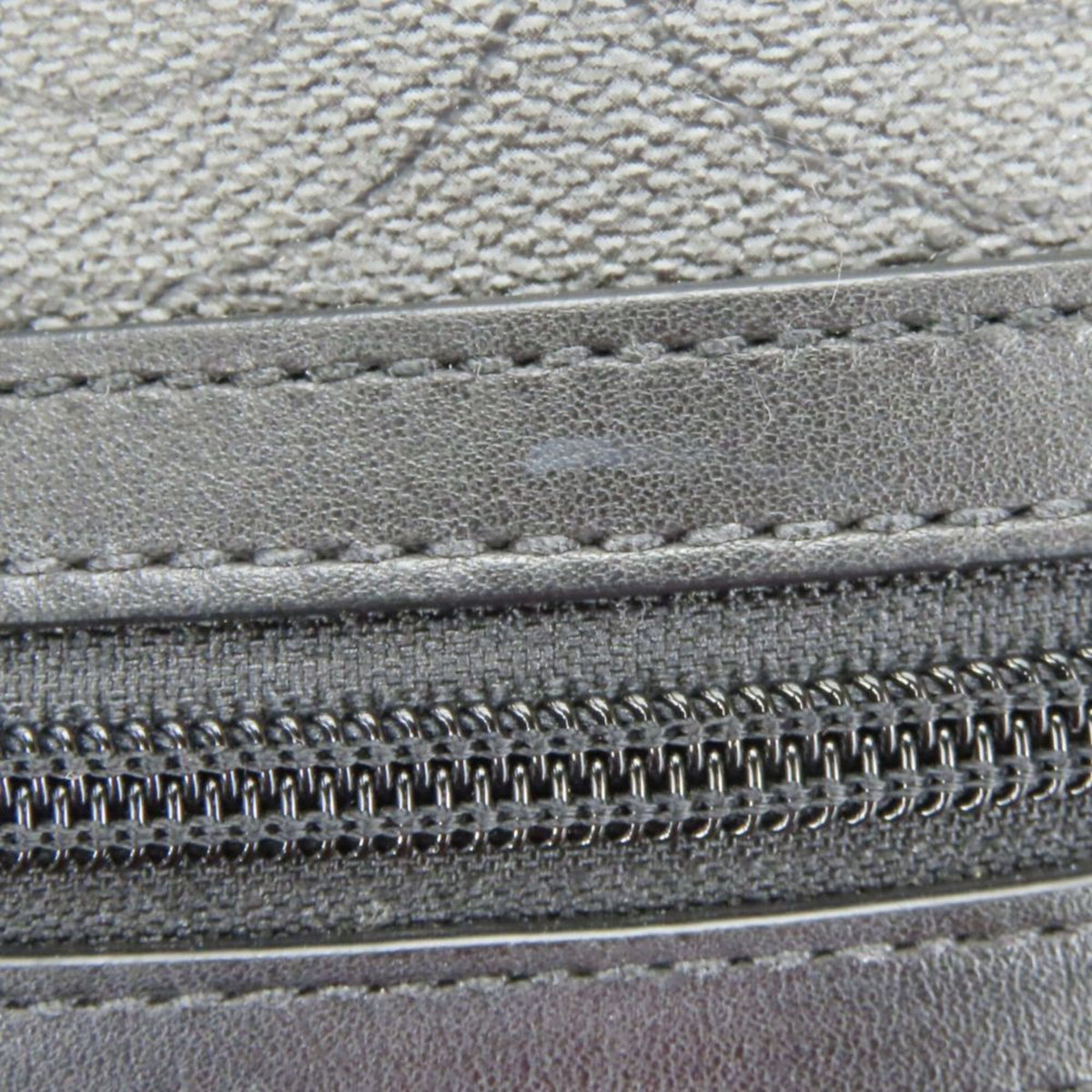 Coach Black Gray Pvc Shoulder Bag (Pre-Owned)