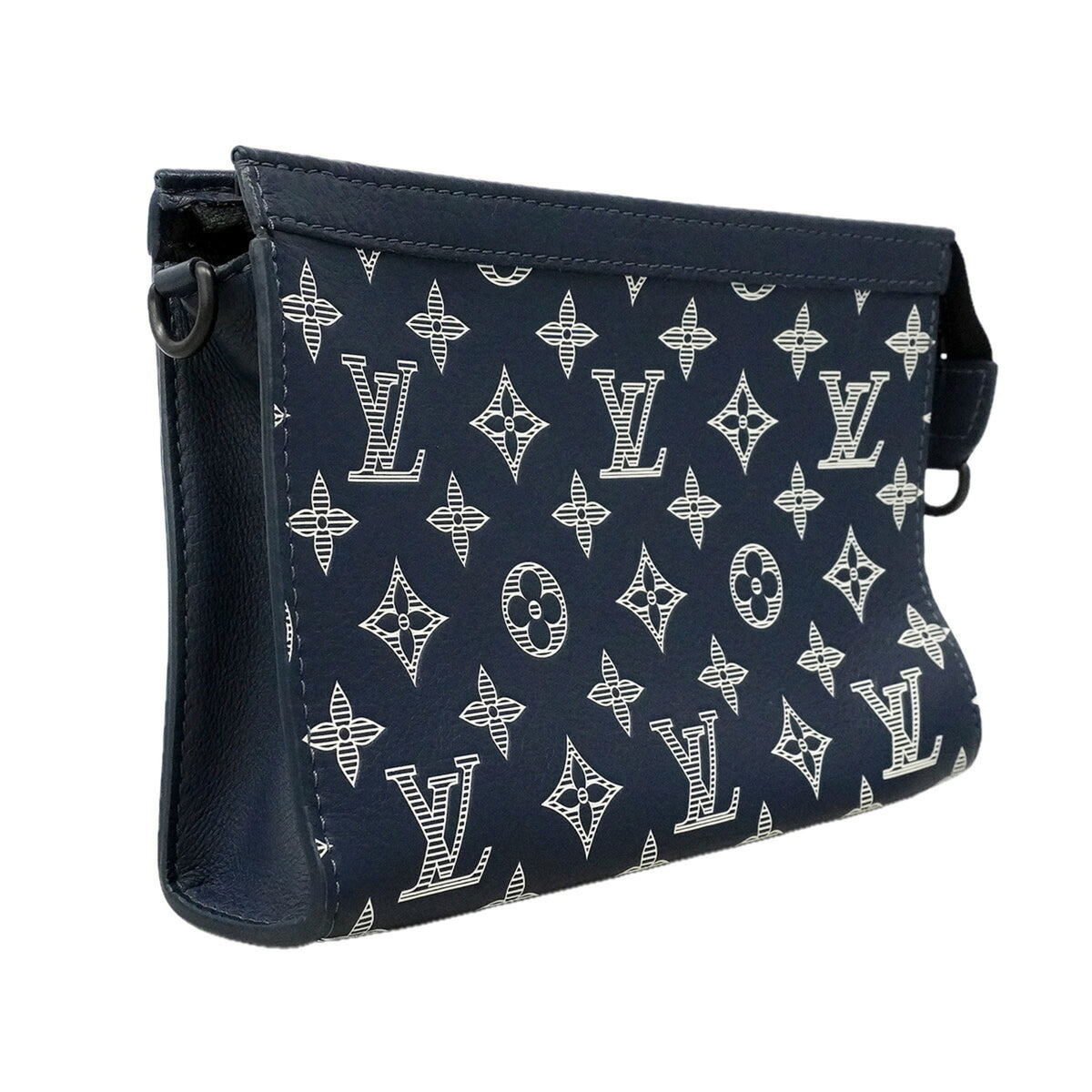 Louis Vuitton Navy Shoulder Bag (Pre-Owned)