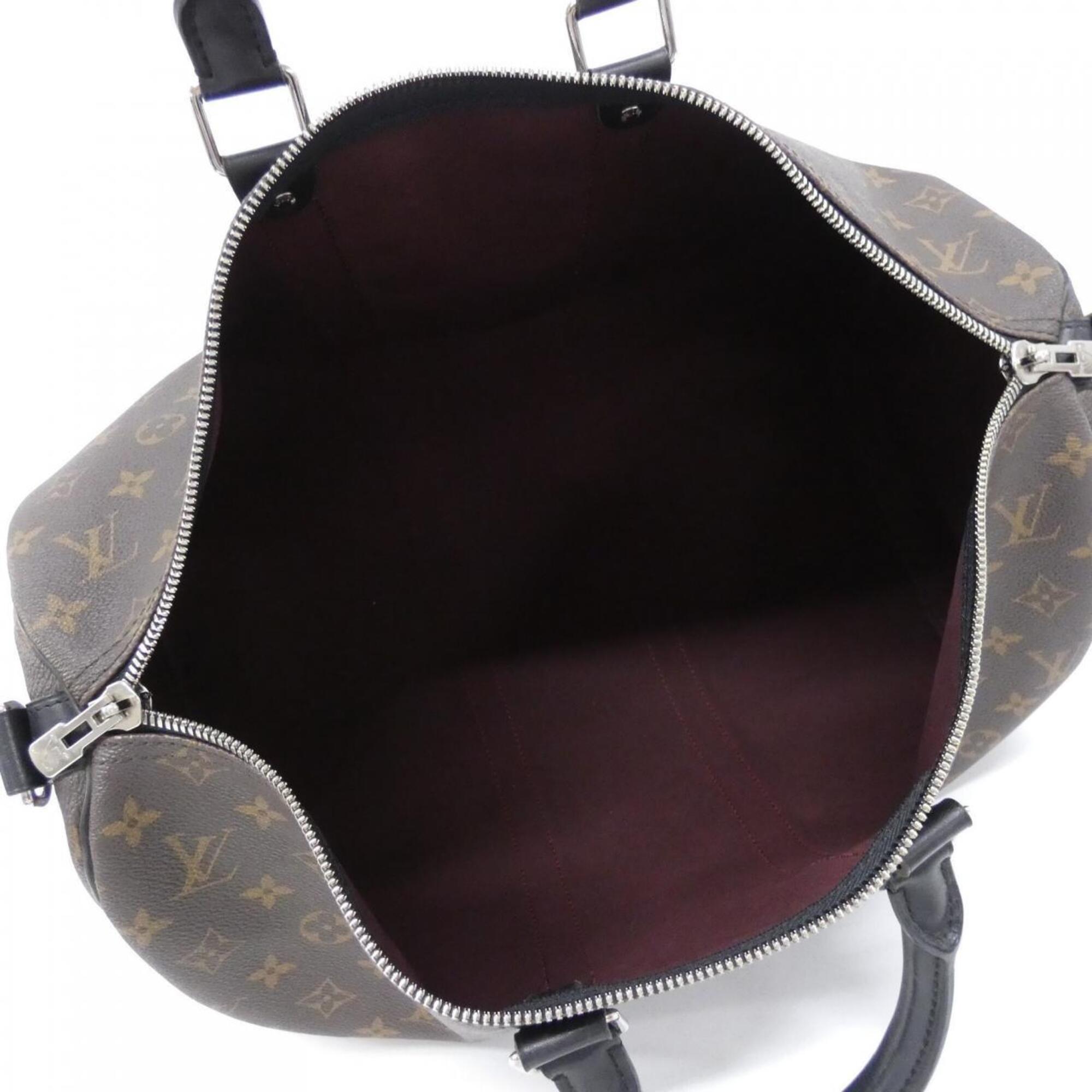 Louis Vuitton Brown Coated Canvas Boston Bag (Pre-Owned)