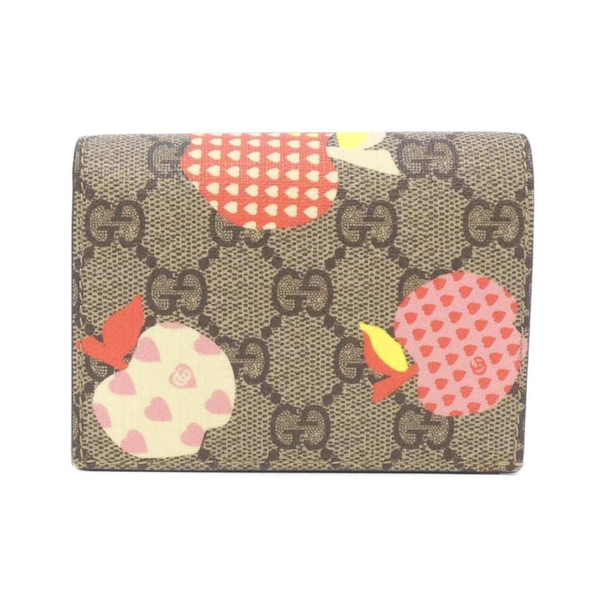 Gucci Beige Multi-Color Gg Supreme Wallet (Bi-Fold) (Pre-Owned)